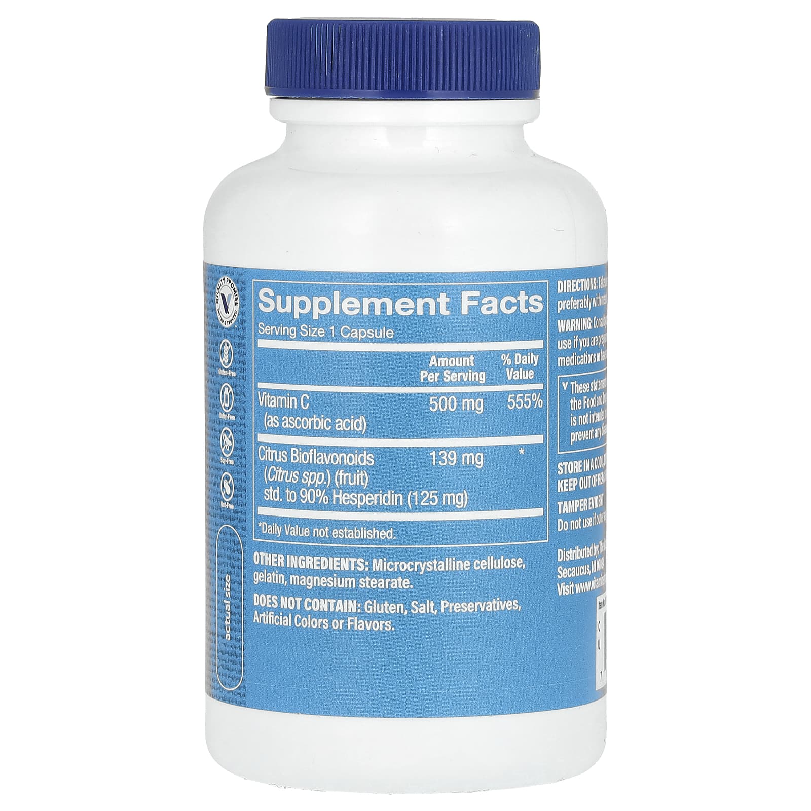 The Vitamin Shoppe, Комплекс C-500`` 100 капсул