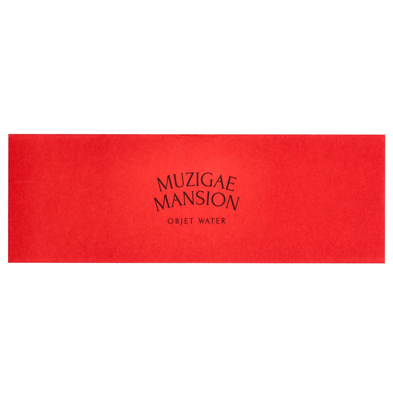 Muzigae Mansion, Objet Water, аромат 001 Signature, 6 мл