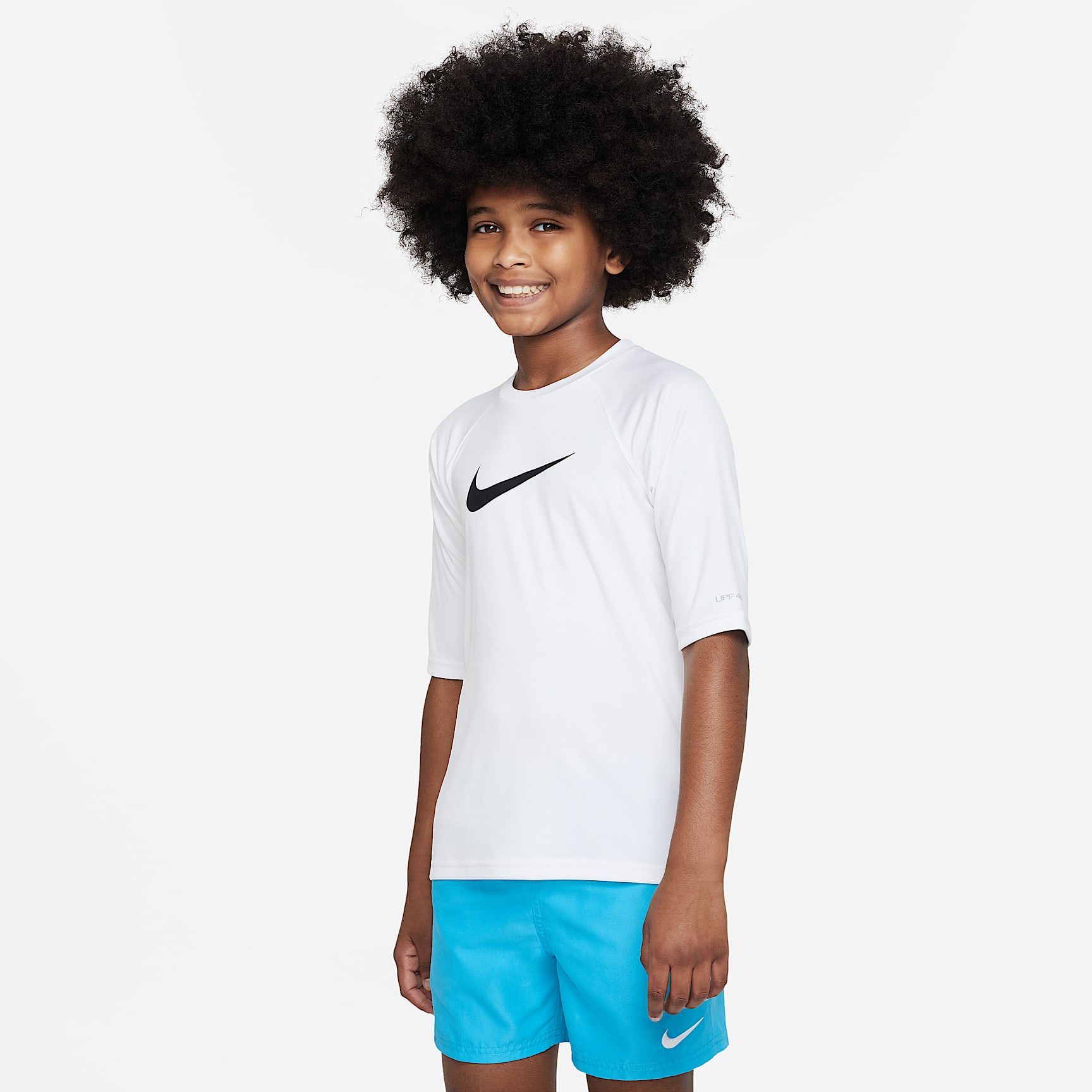 Nike Dri-FIT Big Kids' (Boys') Short-Sleeve Hydroguard
