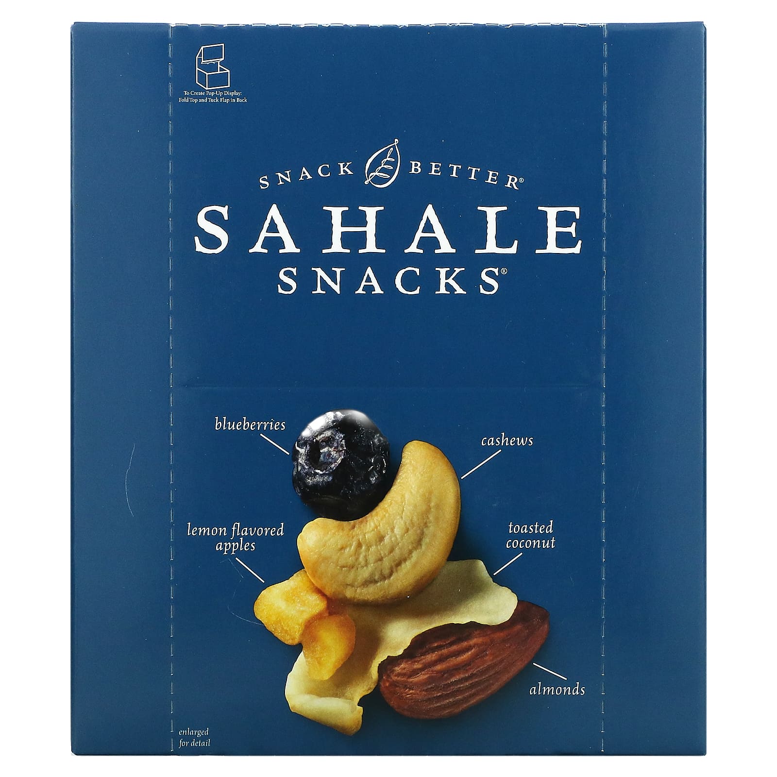 Sahale Snacks, смесь миндаля, орехов и сухофруктов, ягодный макарун, 9 пакетиков по 42,5 г (1,5 унции)
