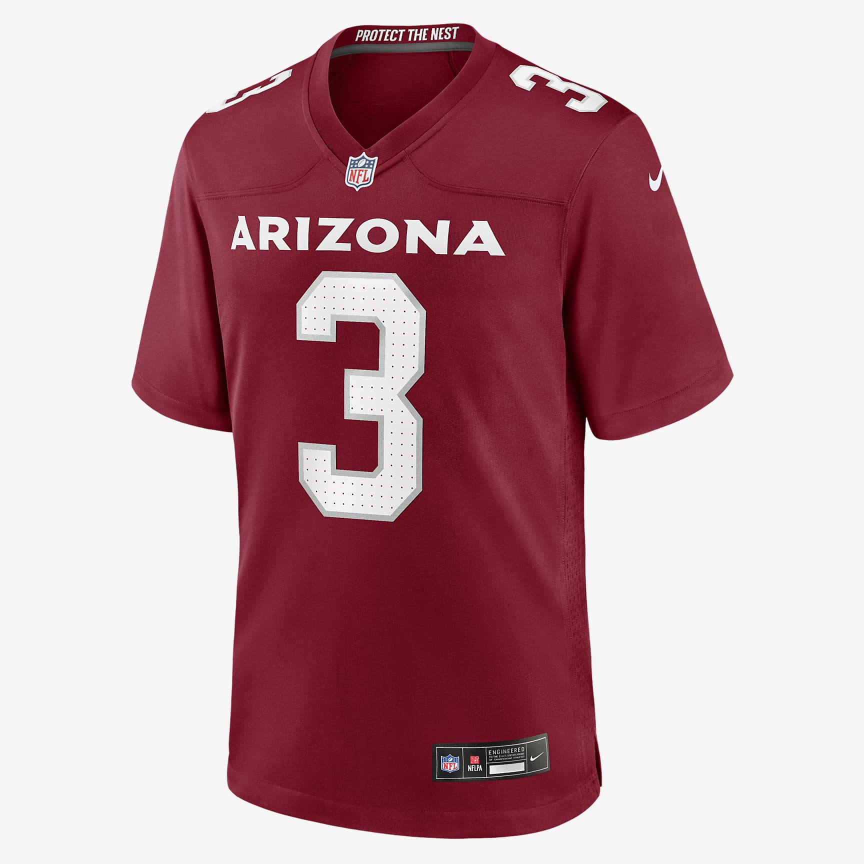 Paris Johnson Jr. Arizona Cardinals Men's Nike NFL Game Football Jersey
