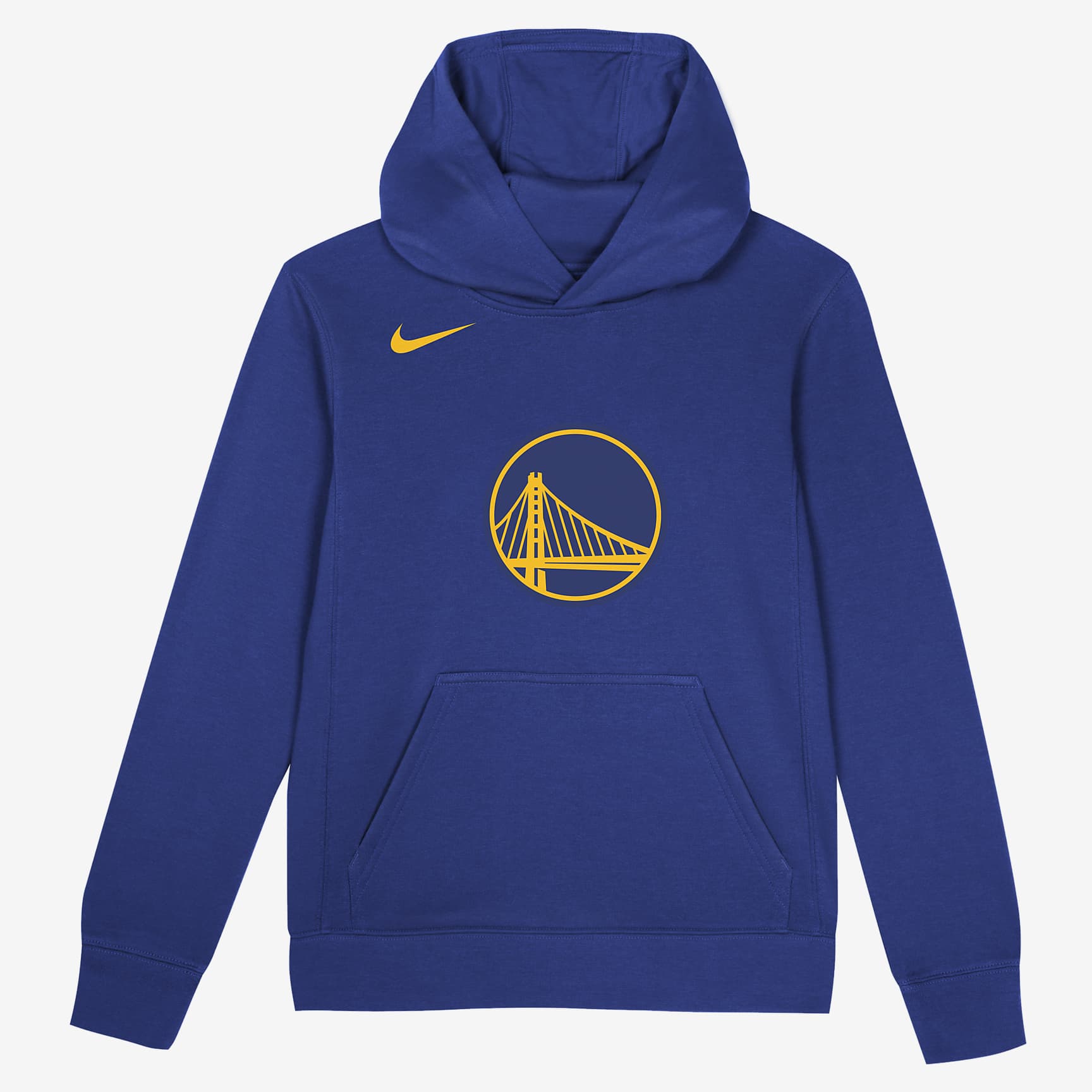 Golden State Warriors Club Little Kids' Nike NBA Pullover Hoodie