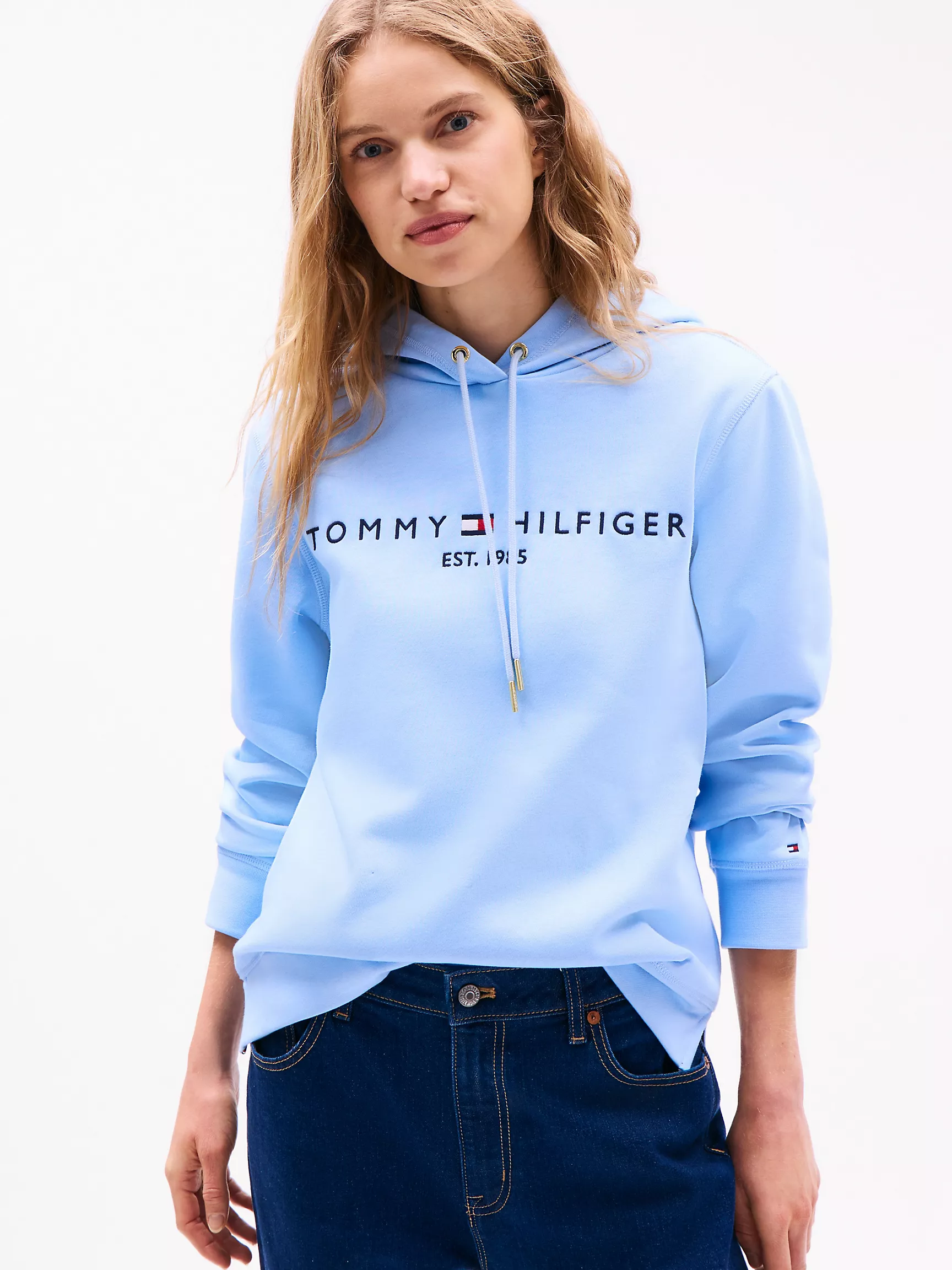 Женское худи Tommy Hilfiger, Худи с вышитым логотипом Tommy