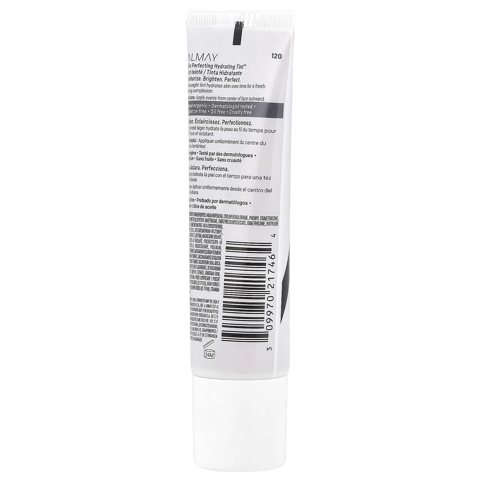 Almay, Skin Perfecting Hydrating Tint™, оттенок 120 бежевый, 28 мл (0,94 жидк. унции)