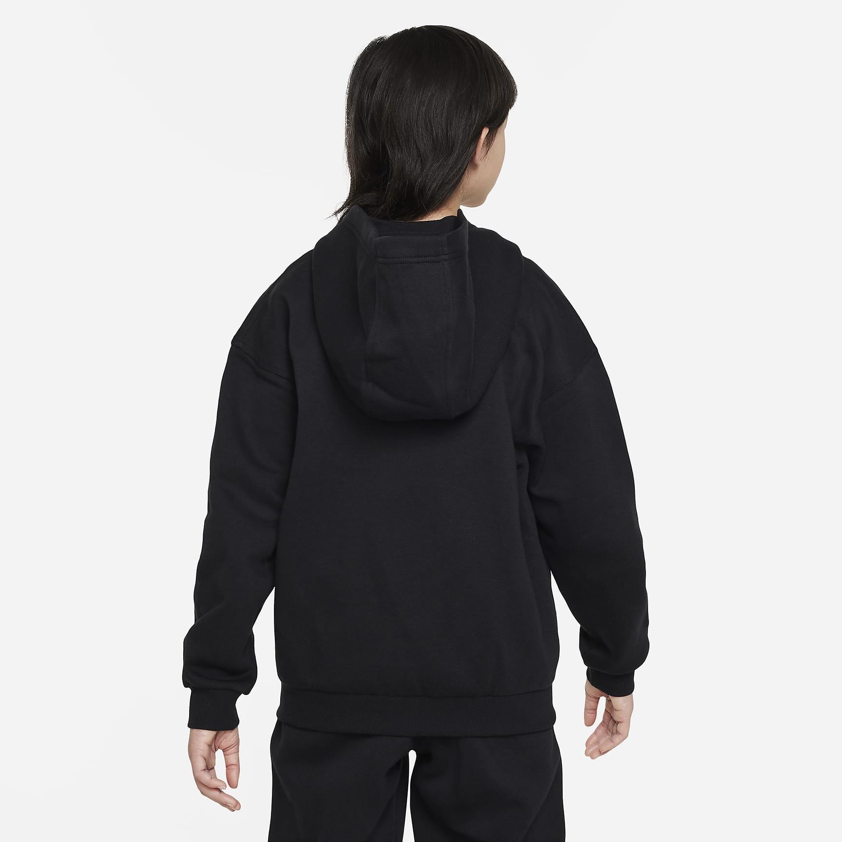 Nike Sportswear Club Fleece Big Kids' Oversized Full-Zip Hoodie
