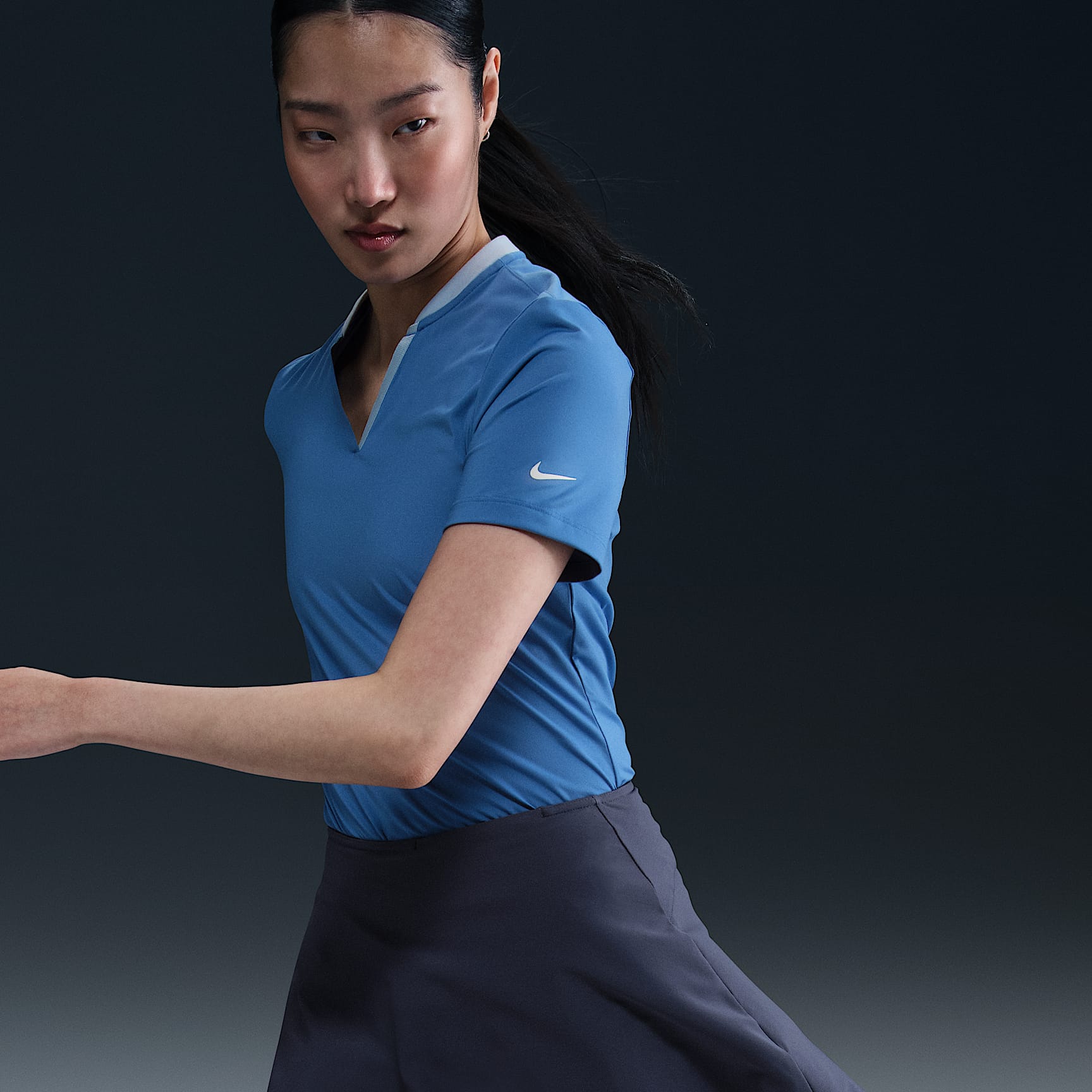 Nike Tour Women's Dri-FIT Short-Sleeve Blade Golf Polo