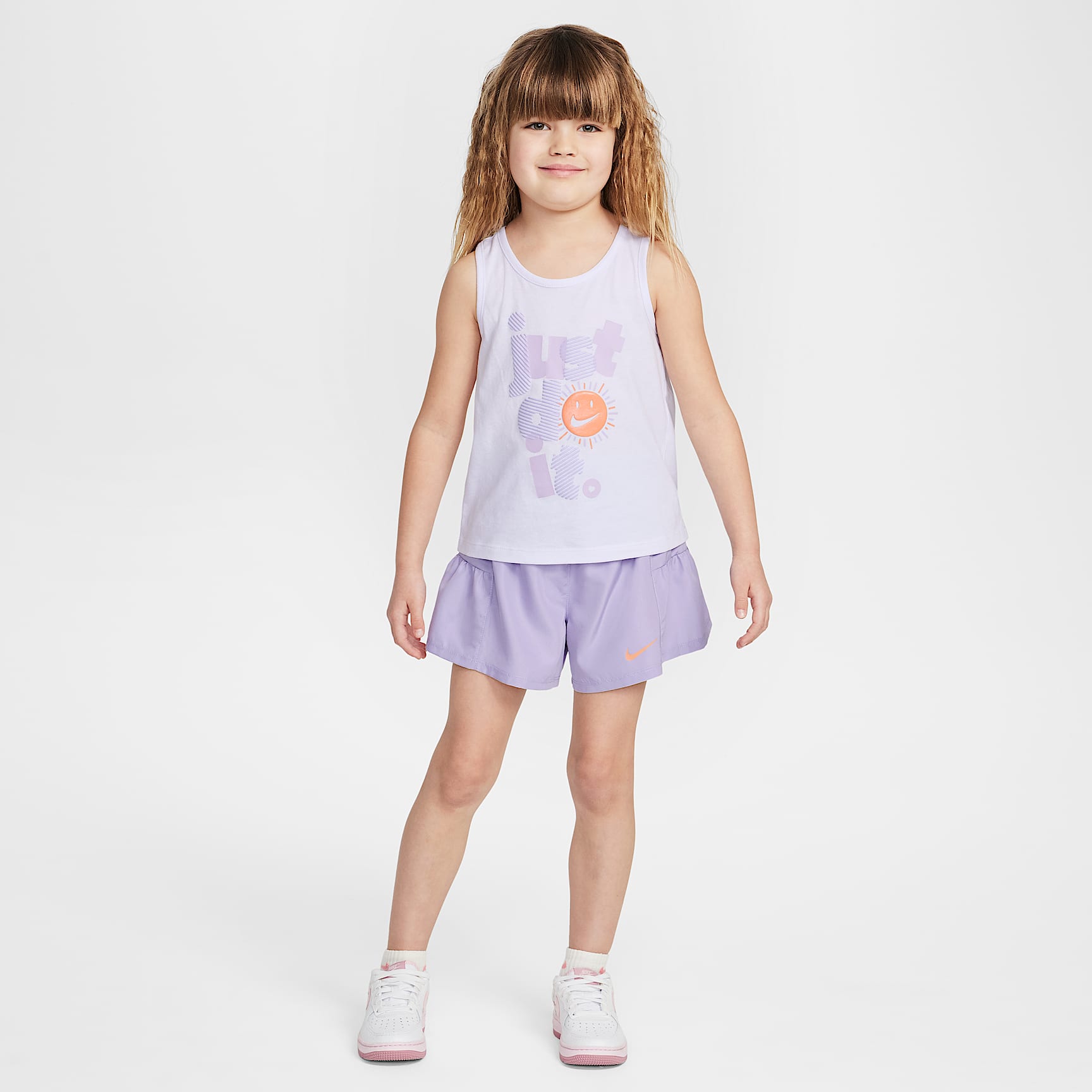 Nike Dri-FIT Sunny Swoosh Little Kids' Tank and Shorts Set