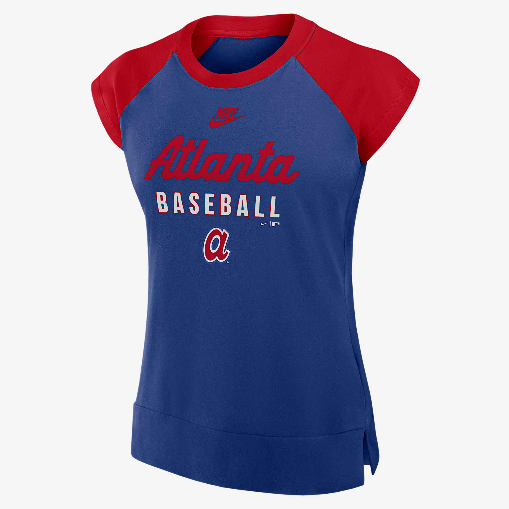 Atlanta Braves Cooperstown Women’s Nike Dri-FIT MLB Mid-Sleeve T-Shirt