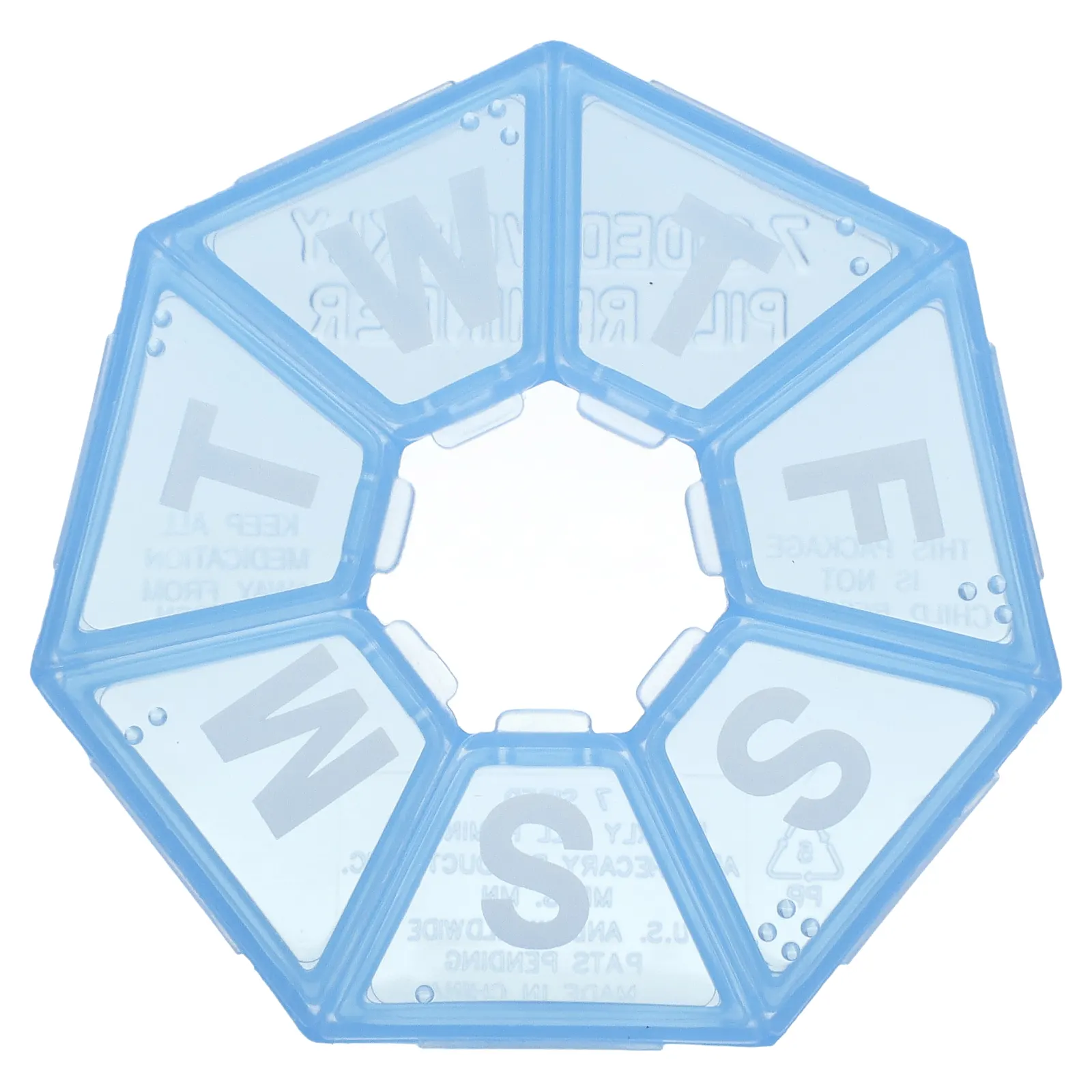 Ezy Dose, 7-сторонних еженедельных напоминаний о таблетках, 1 шт.