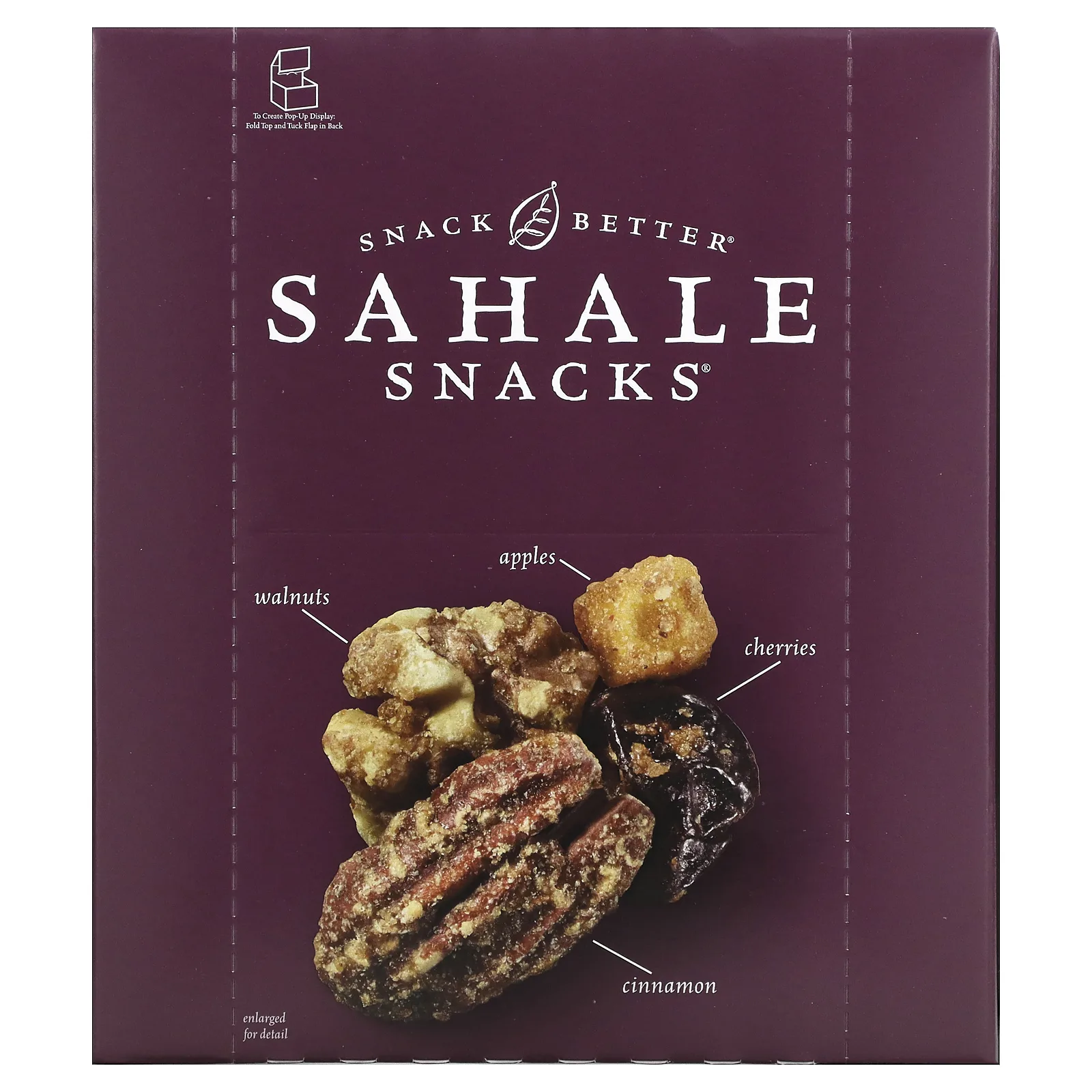 Sahale Snacks, Глазированный батончик, кленовые орехи и пекан, 9 упаковок, 1,5 унции (42,5 г)