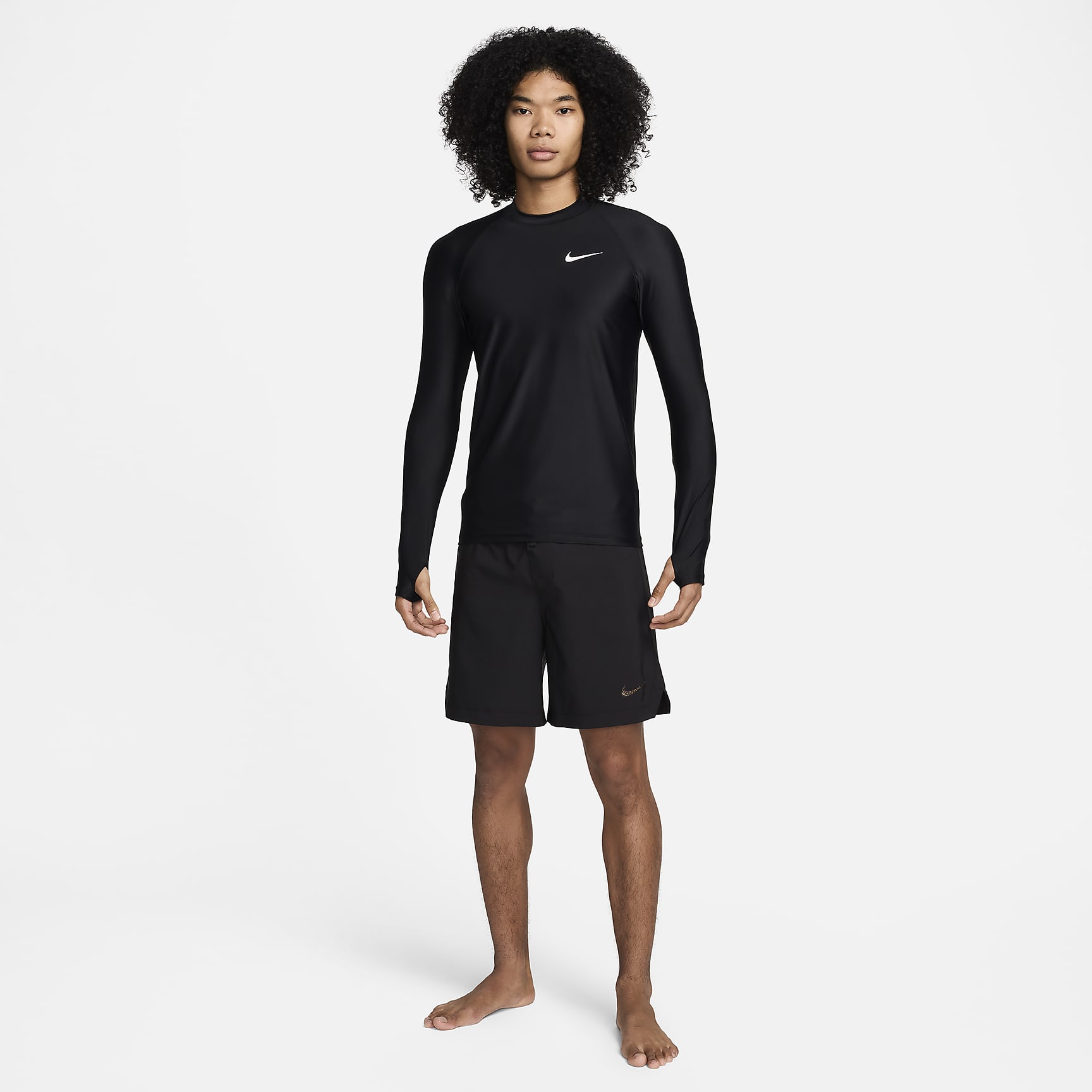 Nike Swim Whitewater Men's Long-Sleeve Rashguard