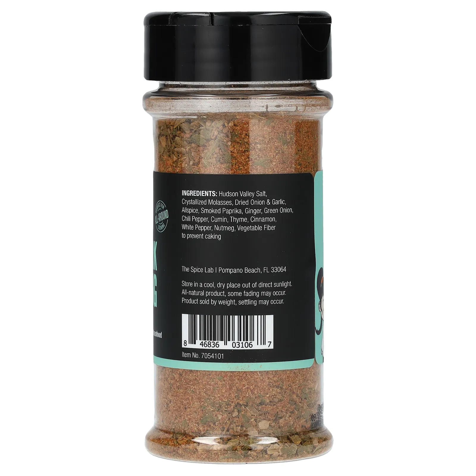 The Spice Lab, приправа для свинины, курицы и морепродуктов, 124,7 г (4,4 унции)