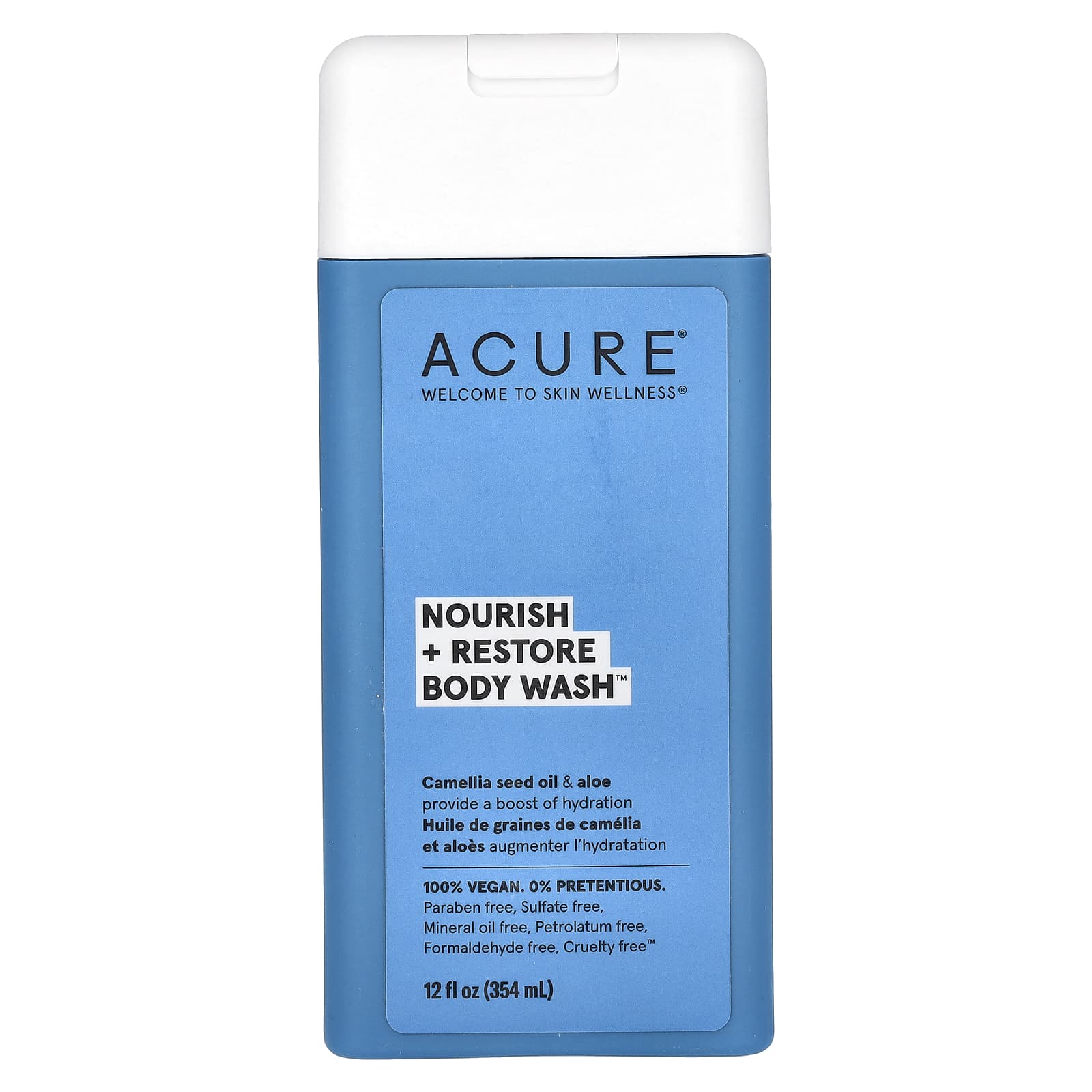 ACURE, гель для душа, питание и восстановление, масло из семян камелии и алоэ, 354 мл (12 жидк. унций)