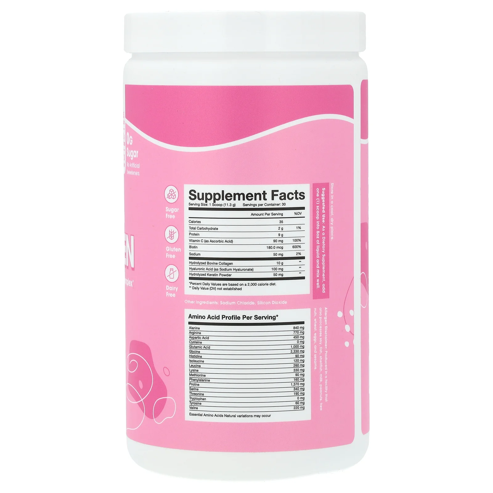 Obvi, More Than Collagen, мультиколлагеновые пептиды и комплекс для красоты, без добавок, 339 г (11,96 унции)