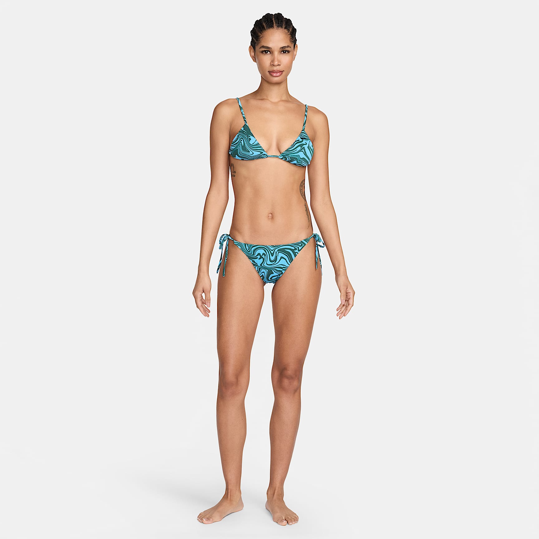 Nike Swim Swirl Women's String Bikini Bottom