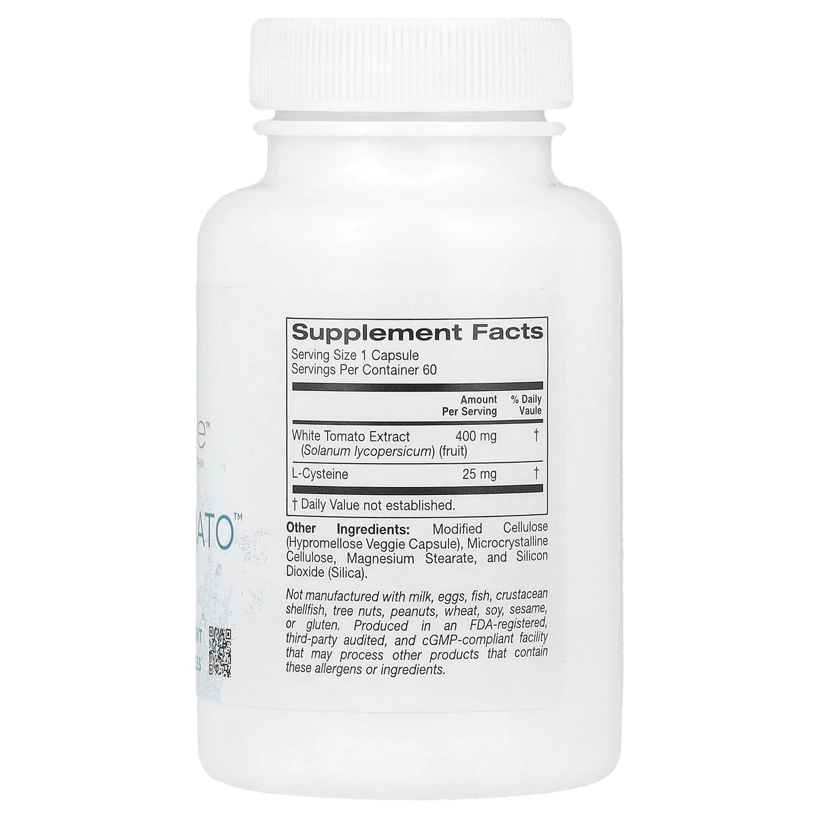 Solumeve, Pearl Tomato, добавка для здоровья кожи, 400 мг, 60 растительных капсул