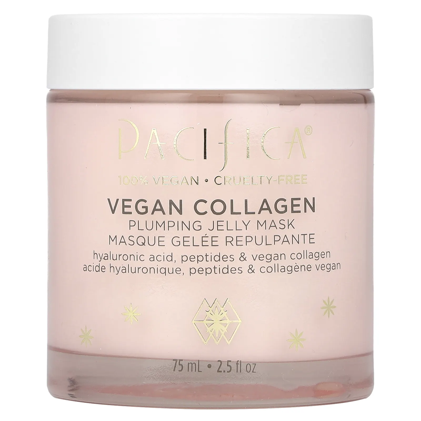 Pacifica, Vegan Collagen, разглаживающая маска с коллагеном, 75 мл (2,5 жидк. унции)