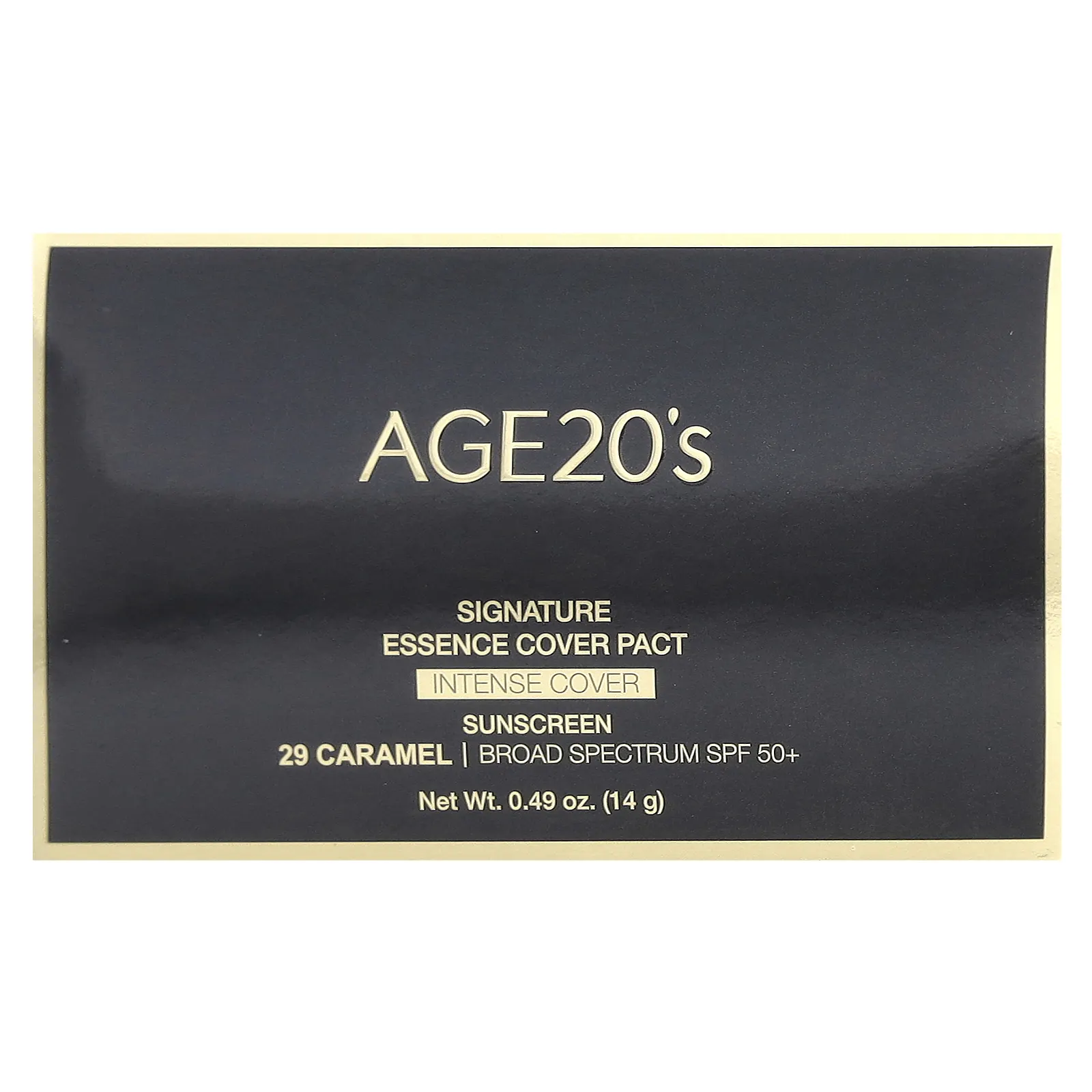 AGE20'S, Signature Essence Pact, Intense Cover, SPF 50+, 29 карамелей, 14 г (0,49 унции)