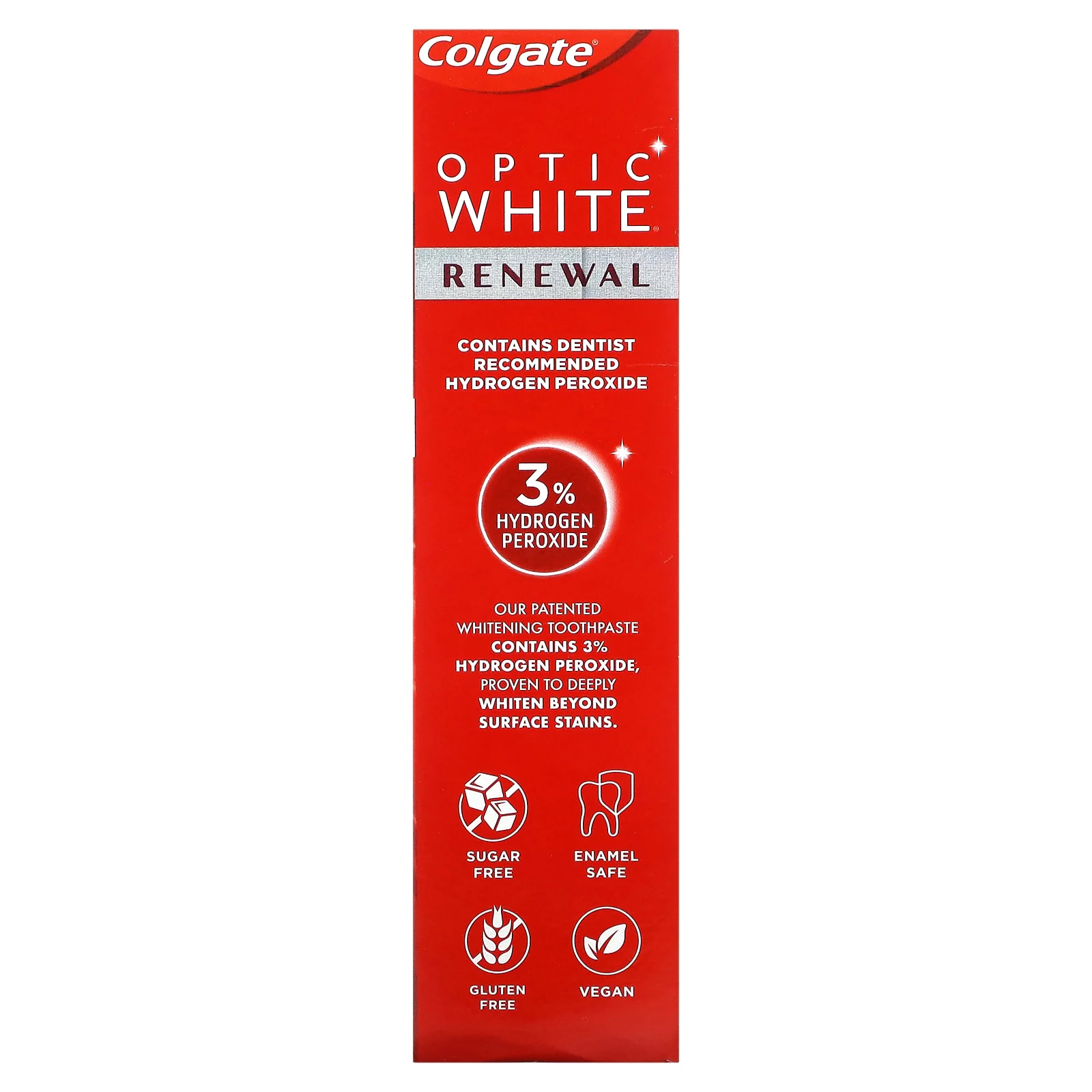 Colgate, Обновляющая зубная паста Optic White, 85 г (3,0 унции)
