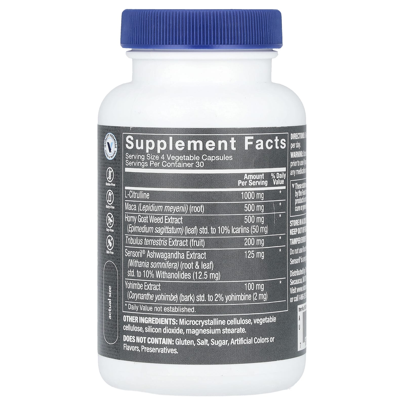 The Vitamin Shoppe, Ultimate Libido, для мужчин, 120 растительных капсул