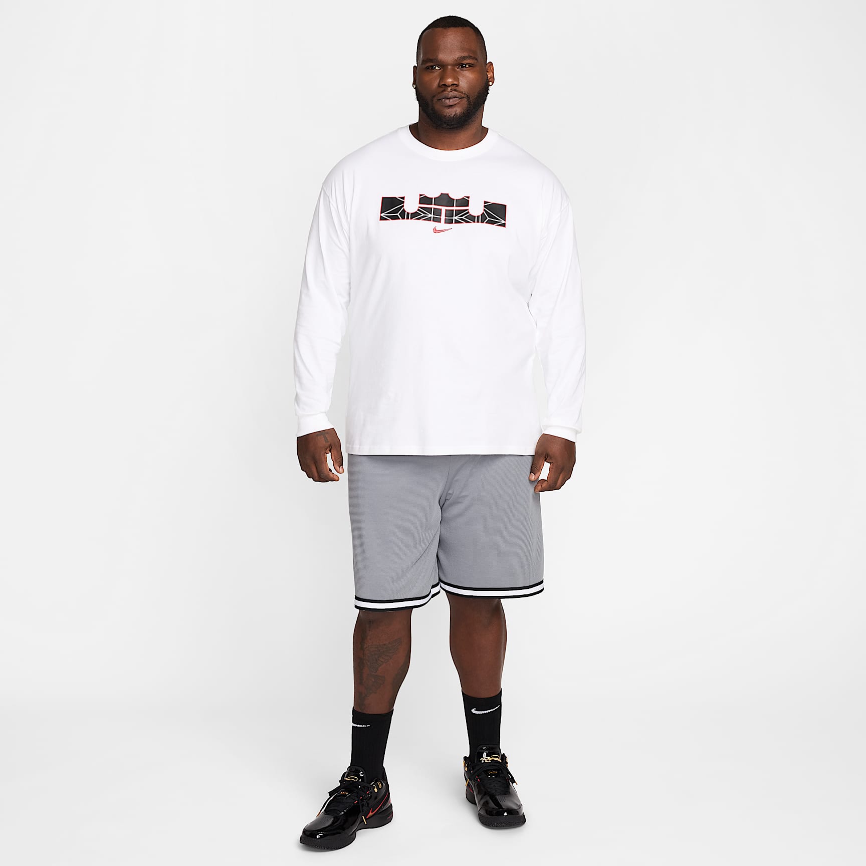 LeBron Men's Max90 Long-Sleeve Basketball T-Shirt
