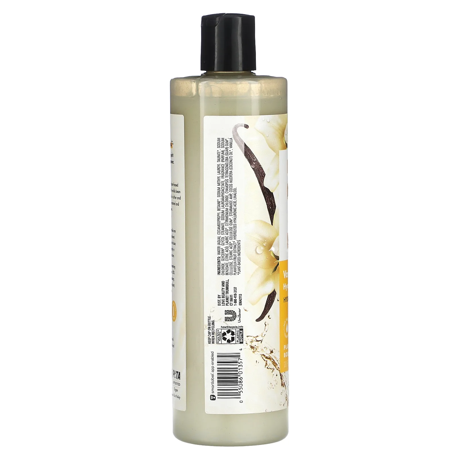 Love Beauty and Planet, Гель для душа, ваниль и гиалуроновая сыворотка, 20 жидк. Унций