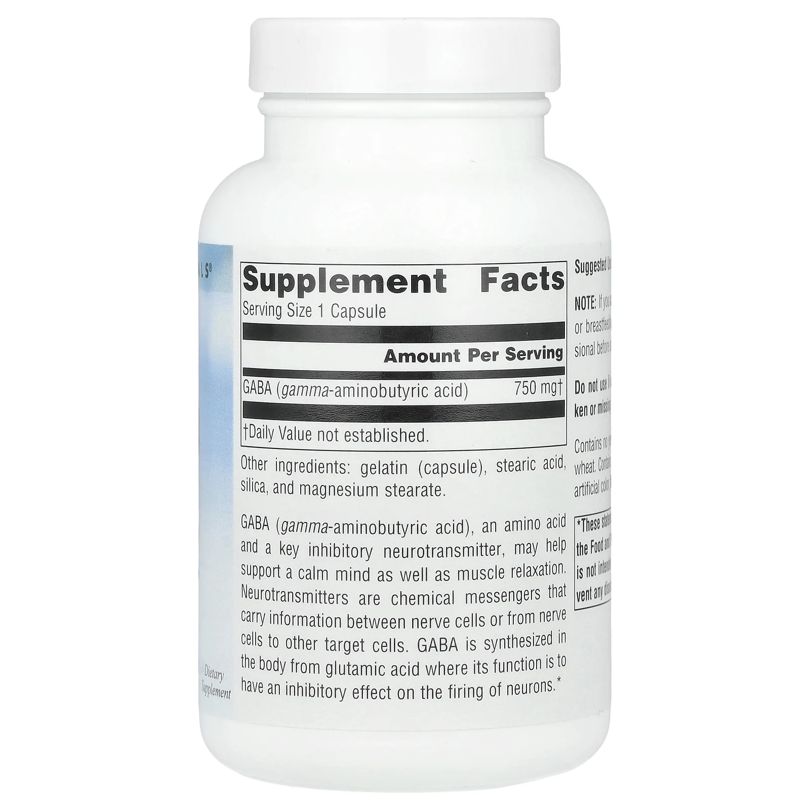 Source Naturals, Serene Science®, ГАМК для успокоения разума, 750 мг, 90 капсул