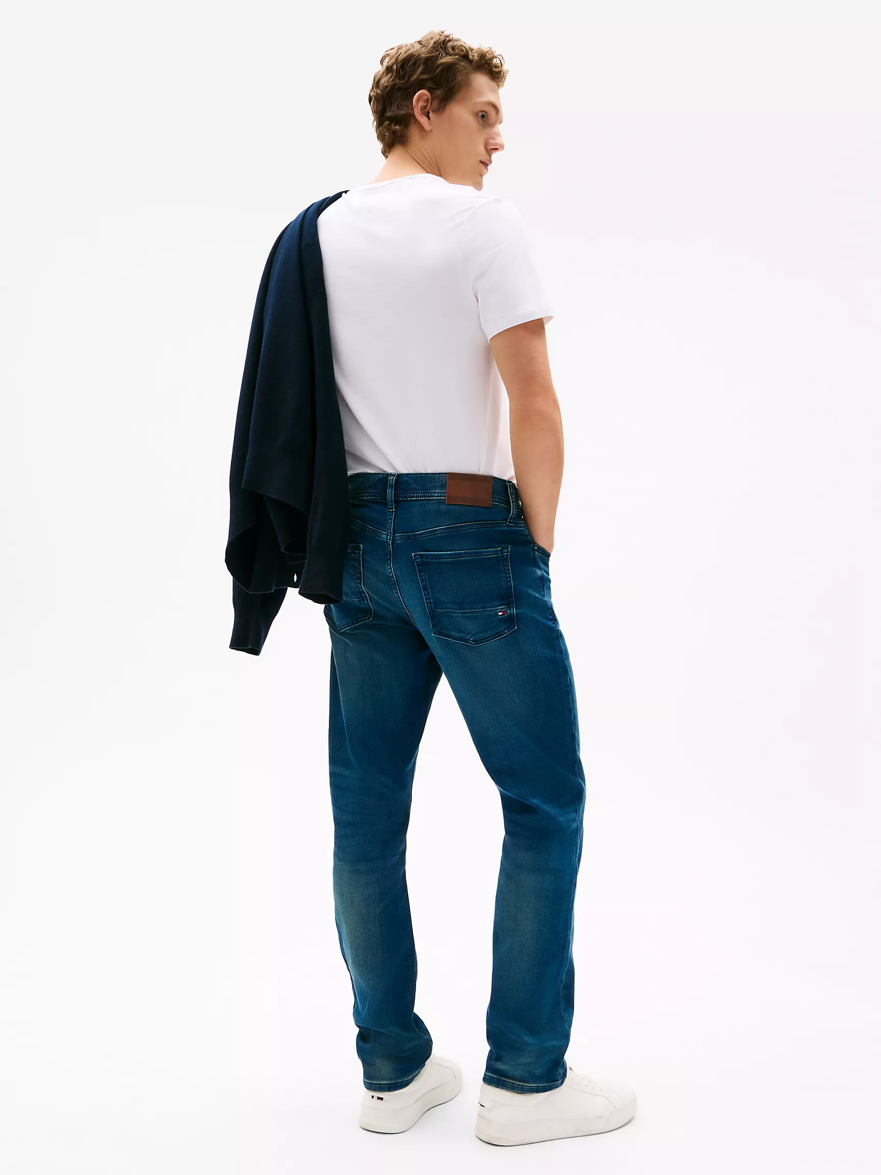 Мужские джинсы Tommy Hilfiger, Джинсы темной стирки приталенного кроя