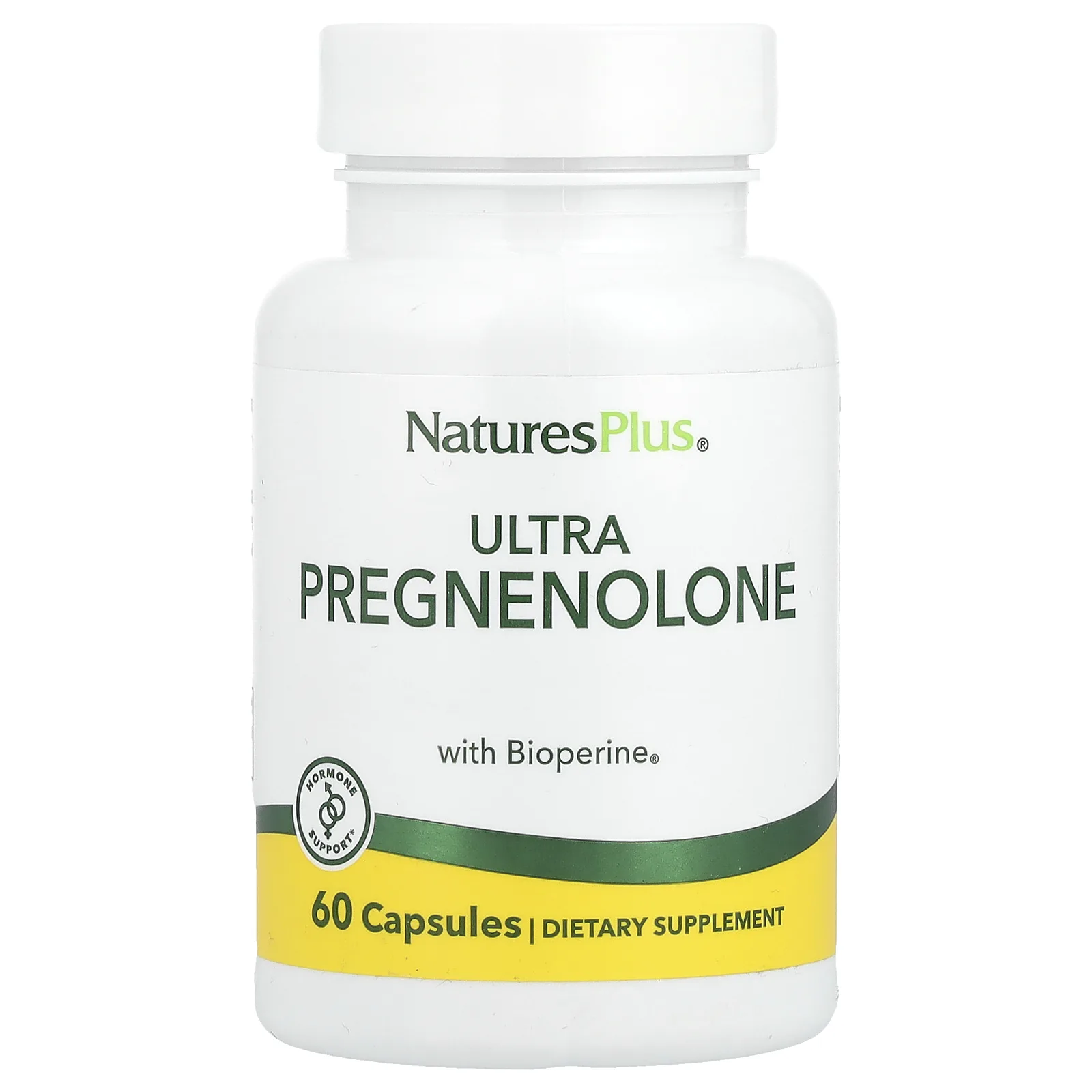 NaturesPlus, «Ультра прегненолон», 60 растительных капсул