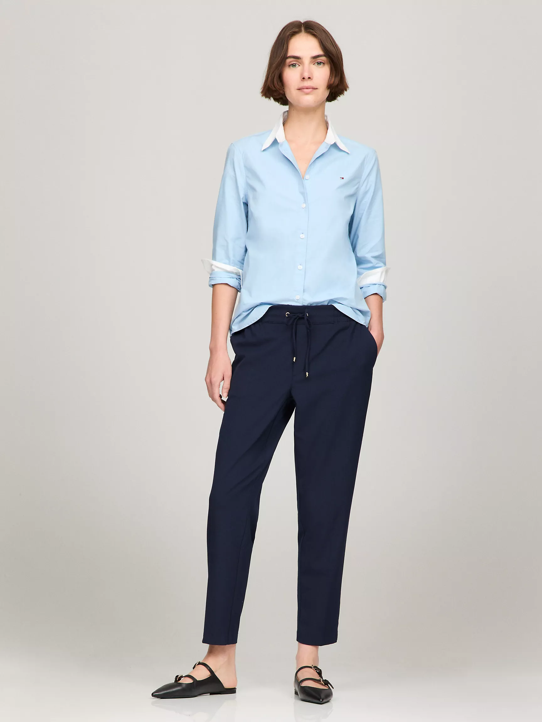 Женские брюки Tommy Hilfiger, Зауженные брюки на завязке