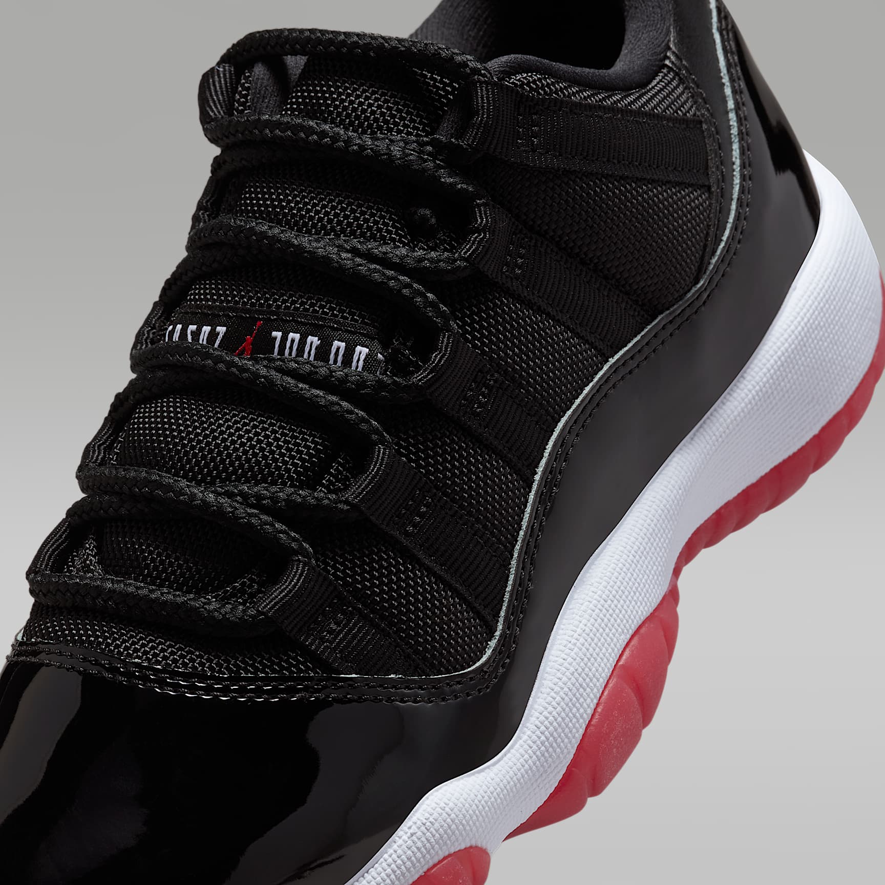 Air Jordan 11 Retro Low "Bred" Big Kids' Shoes