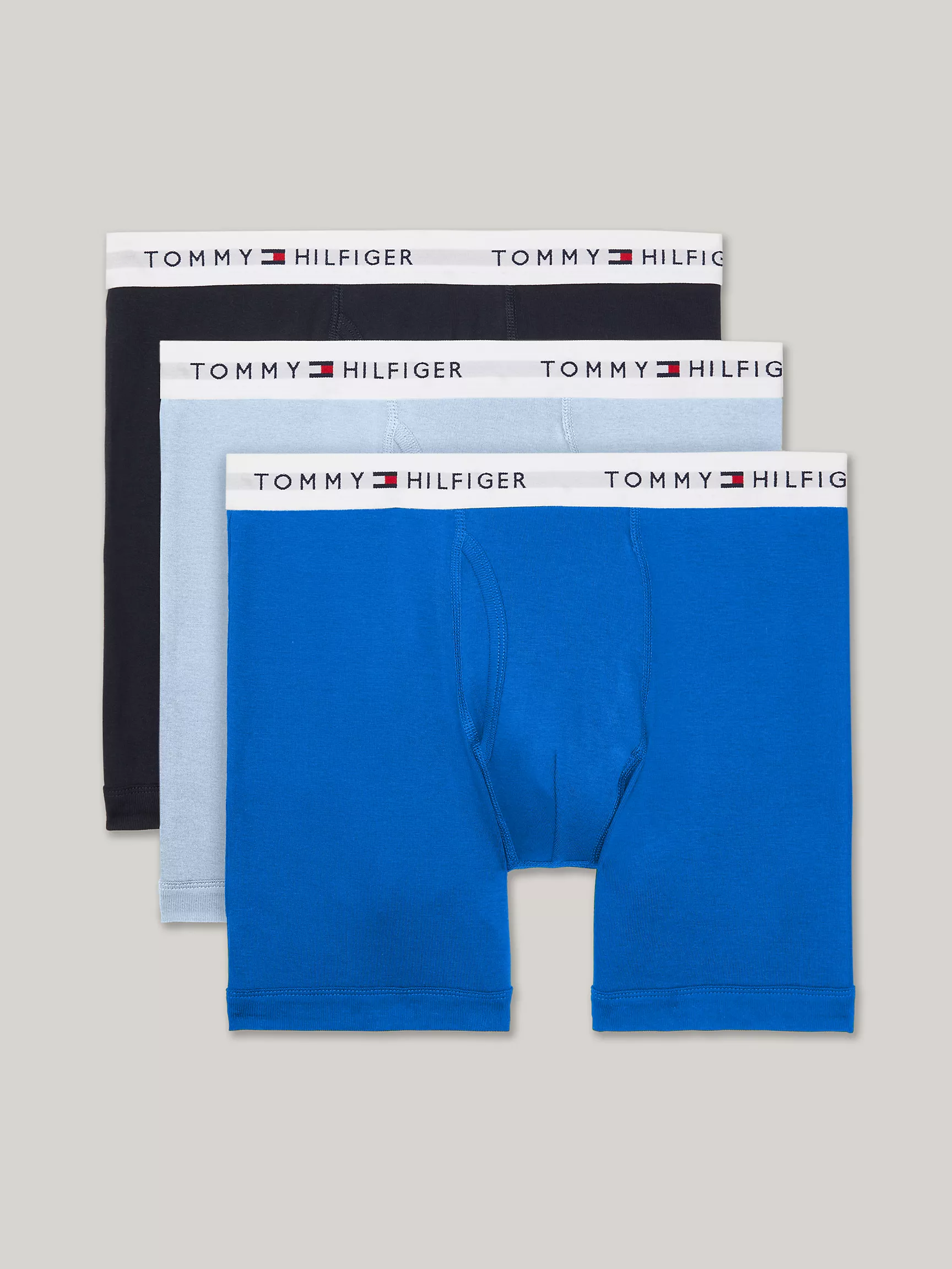 Мужское нижнее белье Tommy Hilfiger, Классические хлопковые боксеры-брифы (набор 3 шт.)