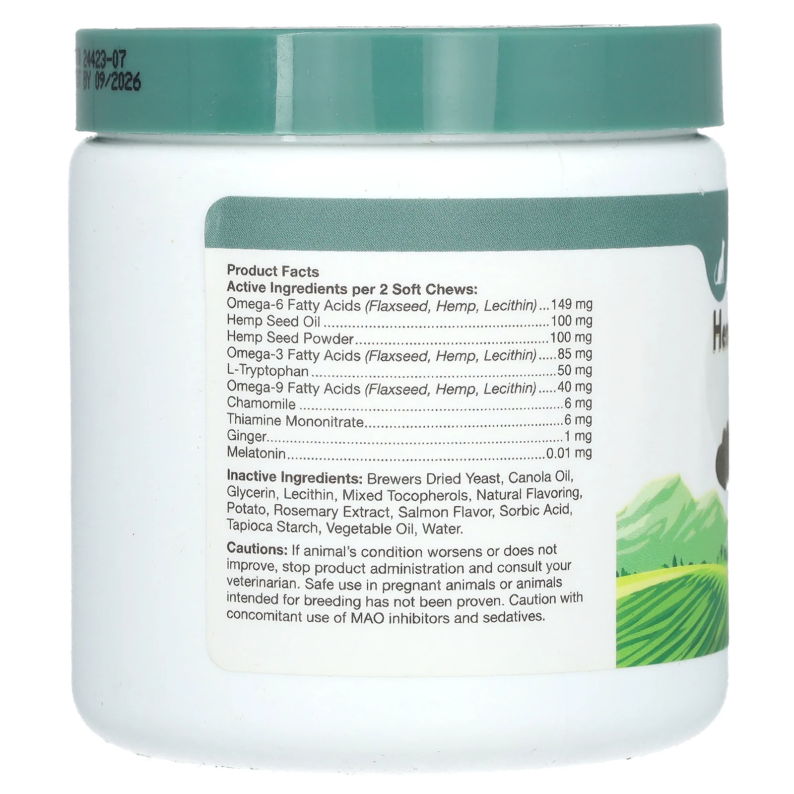 NaturVet, Hemp Quiet Moments Plus, для кошек, 60 жевательных таблеток, 90 г (3 унции)