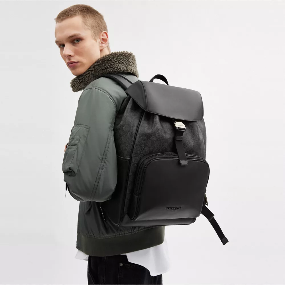 Рюкзак COACH Racer Backpack In Signature