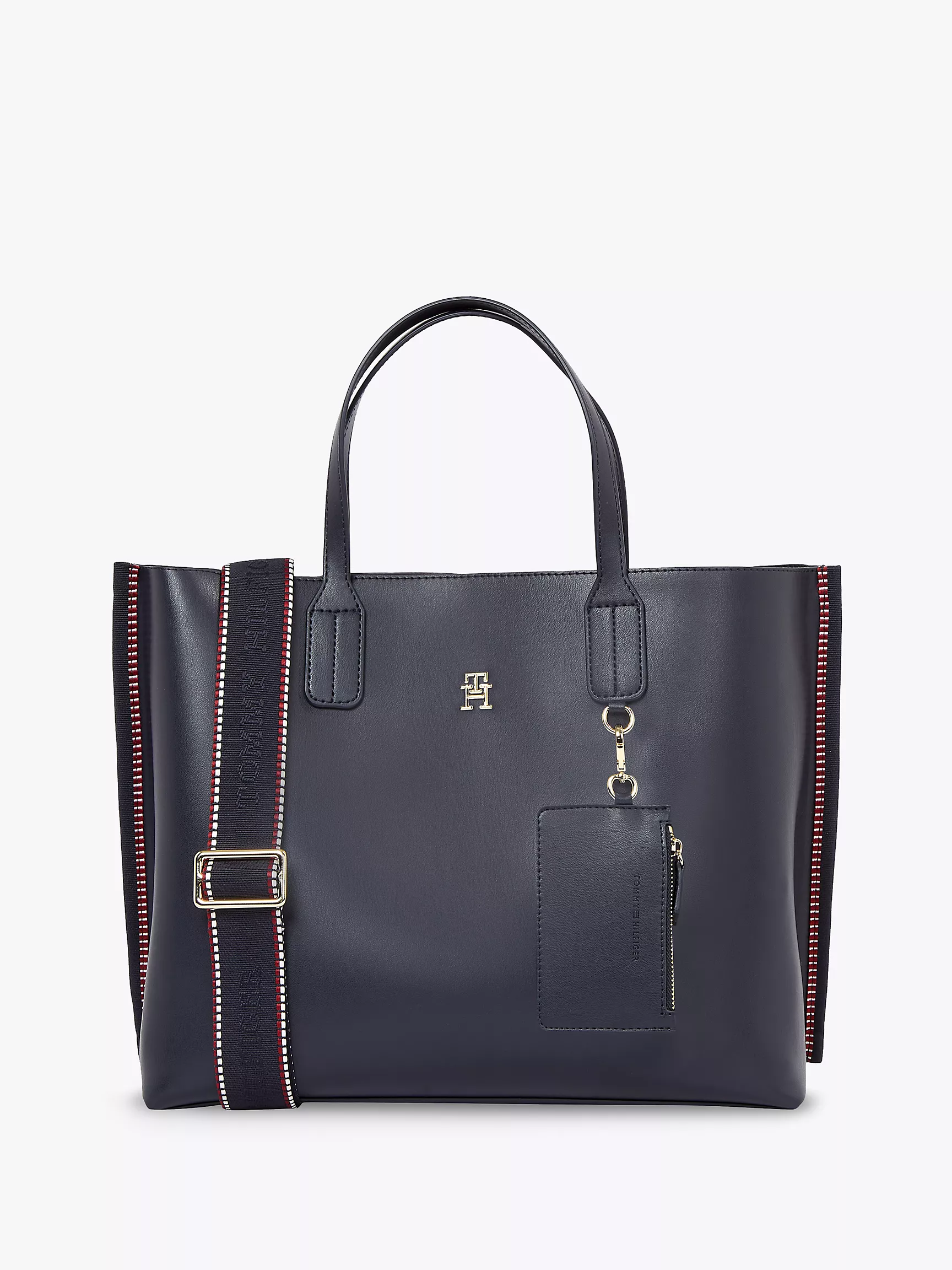 Женская сумка Tommy Hilfiger, Сумка-сэтчел Tommy с монограммными полосками