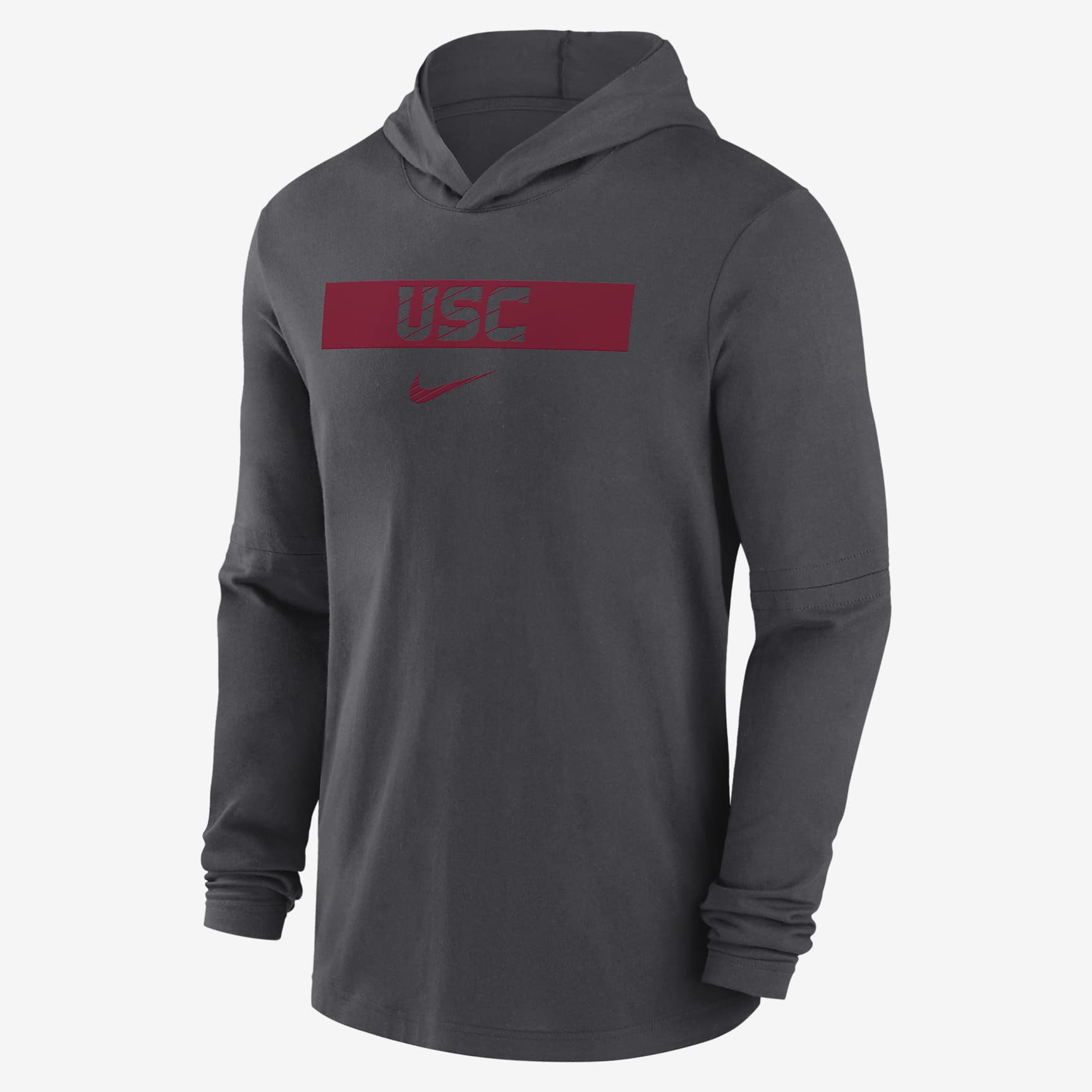 USC Trojans Sideline Men's Nike Dri-FIT College Long-Sleeve Hooded Top
