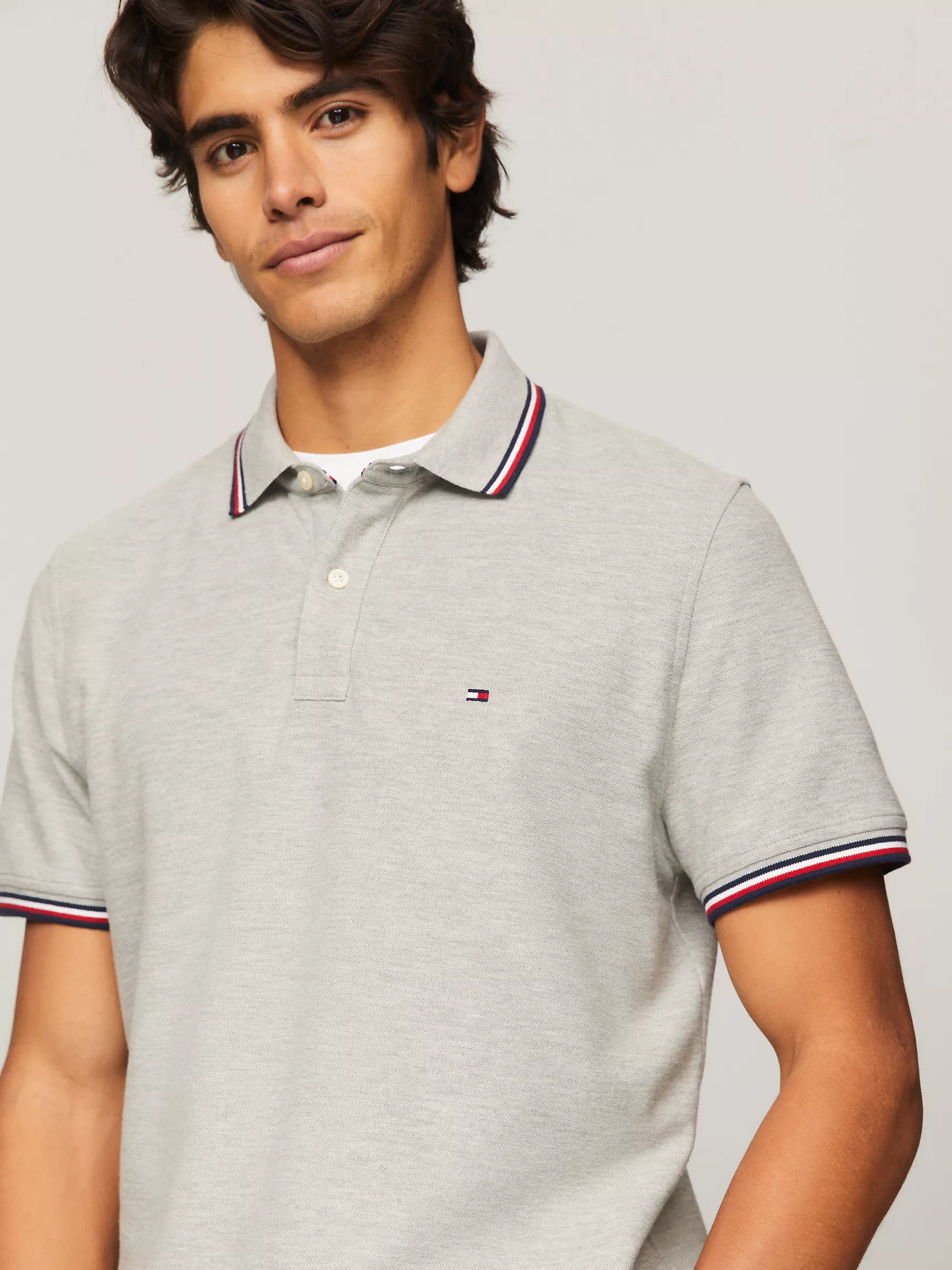 Мужское поло Tommy Hilfiger, Влагоотводящее поло Tommy стандартного кроя