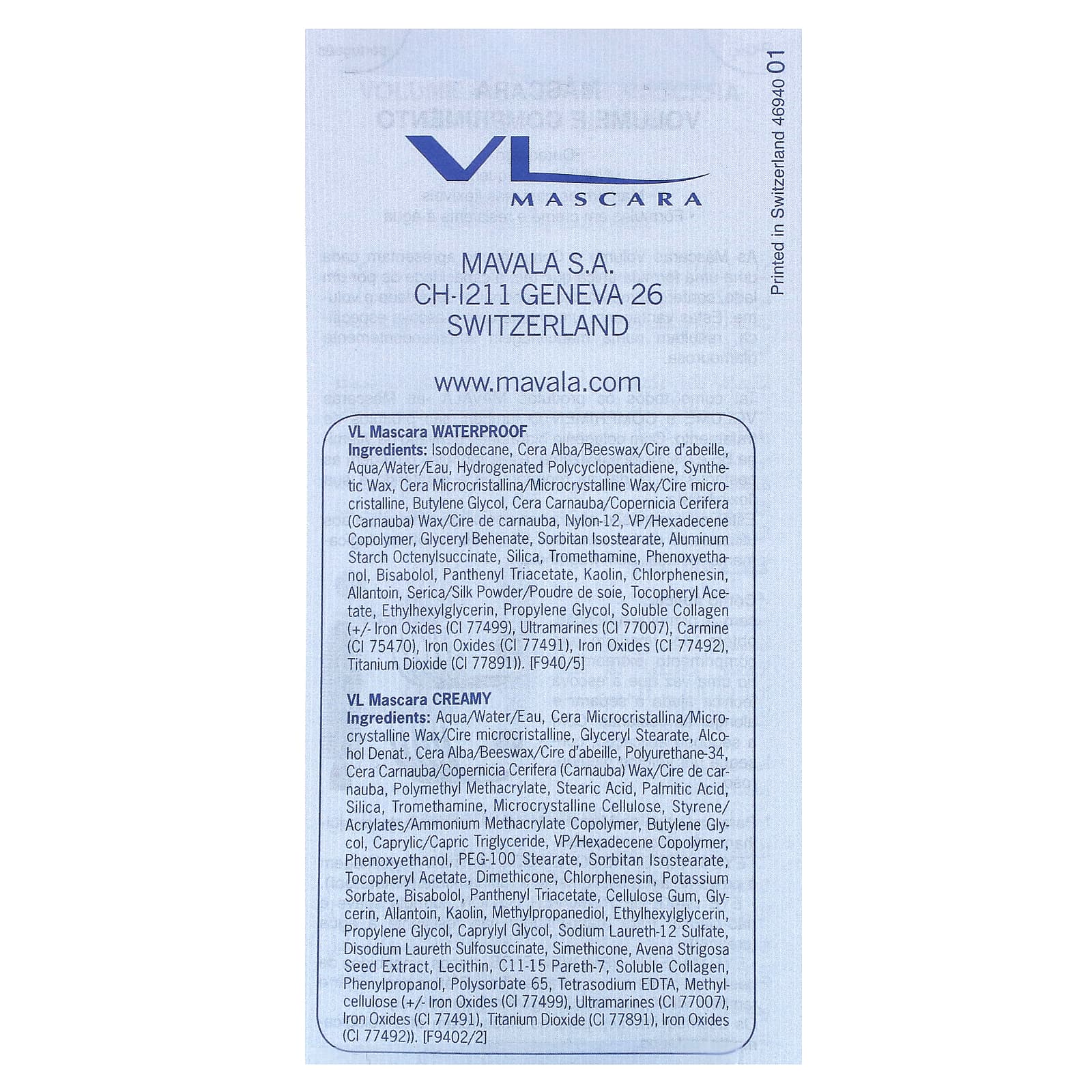 Mavala, Mascara, Volume & Length Creamy, Black, 32 oz (10 ml)