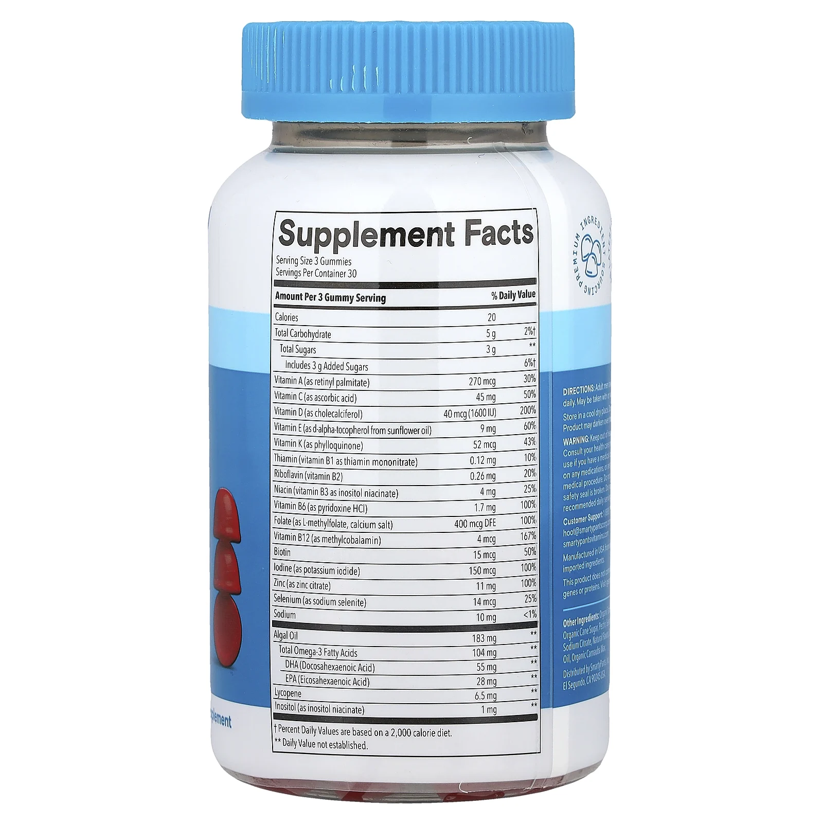 SmartyPants, мультивитамины и омега для мужчин, со вкусом малинового лимонада, 90 жевательных таблеток