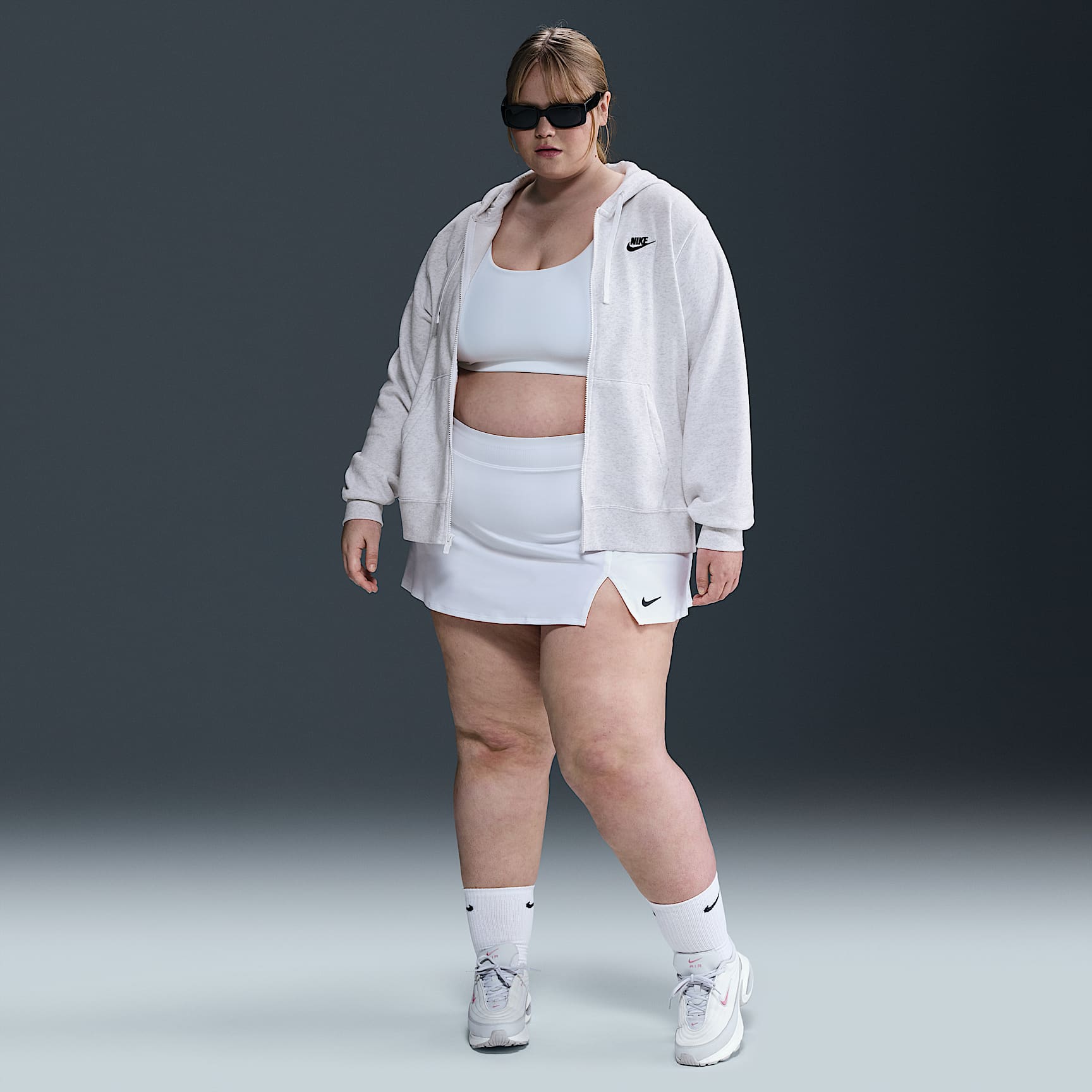 Nike Sportswear Club Fleece Women's Full-Zip Hoodie (Plus Size)