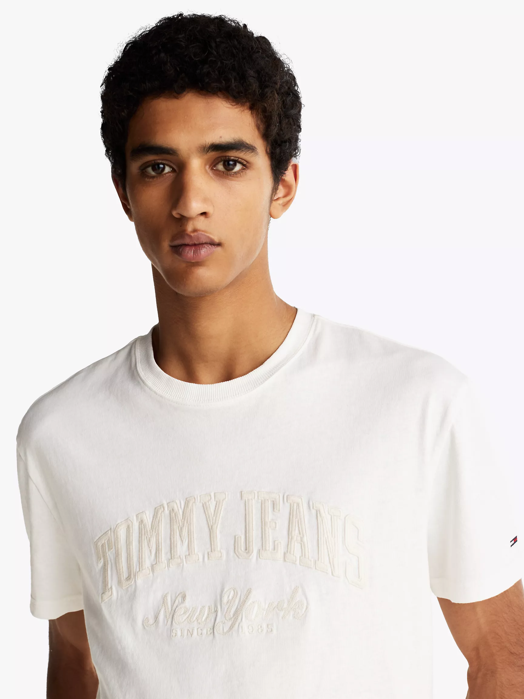 Мужская футболка Tommy Hilfiger, Свободная футболка с университетским логотипом New York