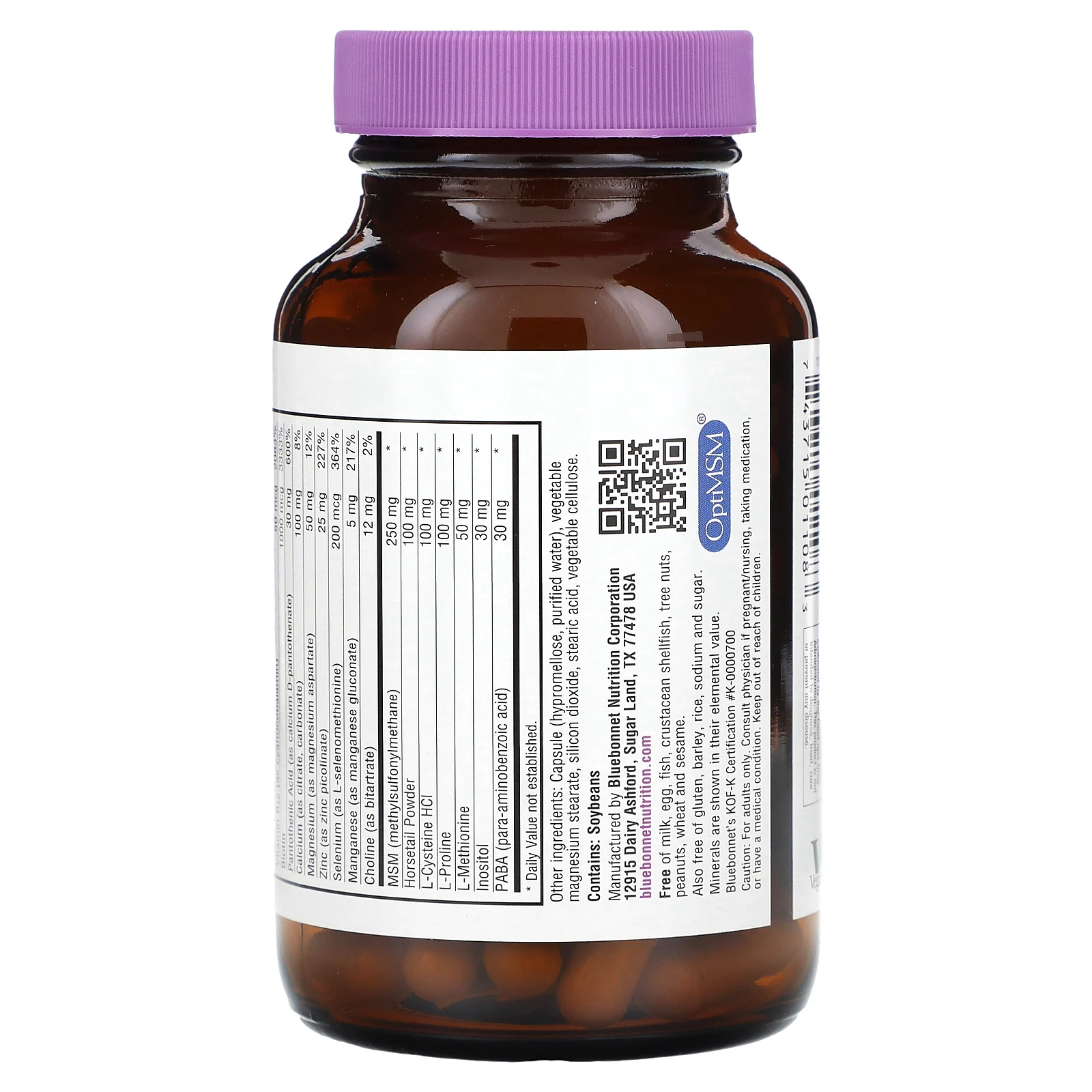 Bluebonnet Nutrition, Ultimate Hair & Nail Formula, 90 растительных капсул