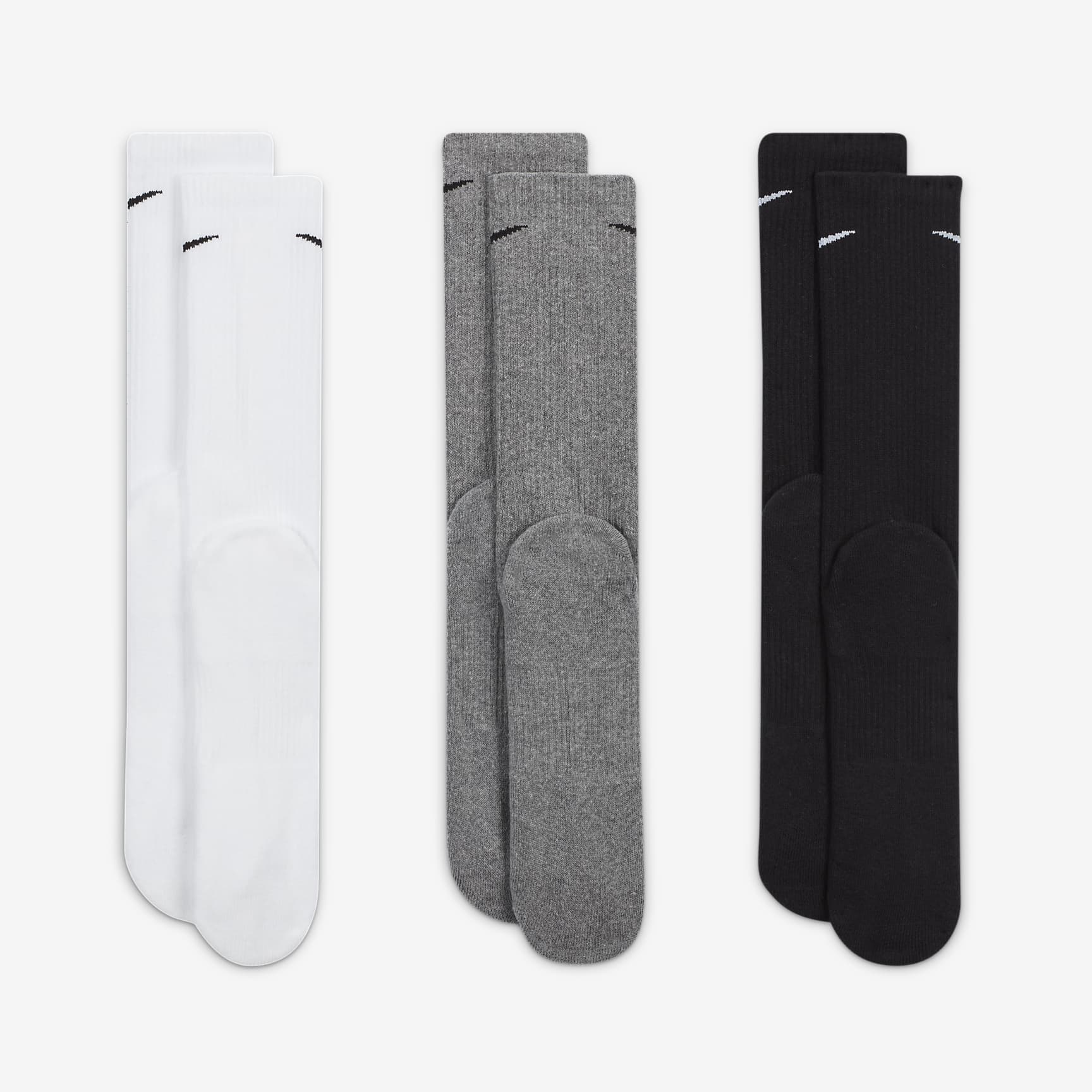 Nike Everyday Plus Cushioned Training Crew Socks (3 Pairs)