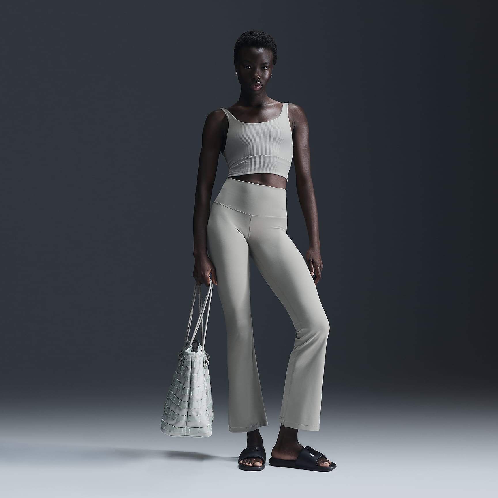 Nike Zenvy Rib Women's Light-Support Padded Longline Sports Bra