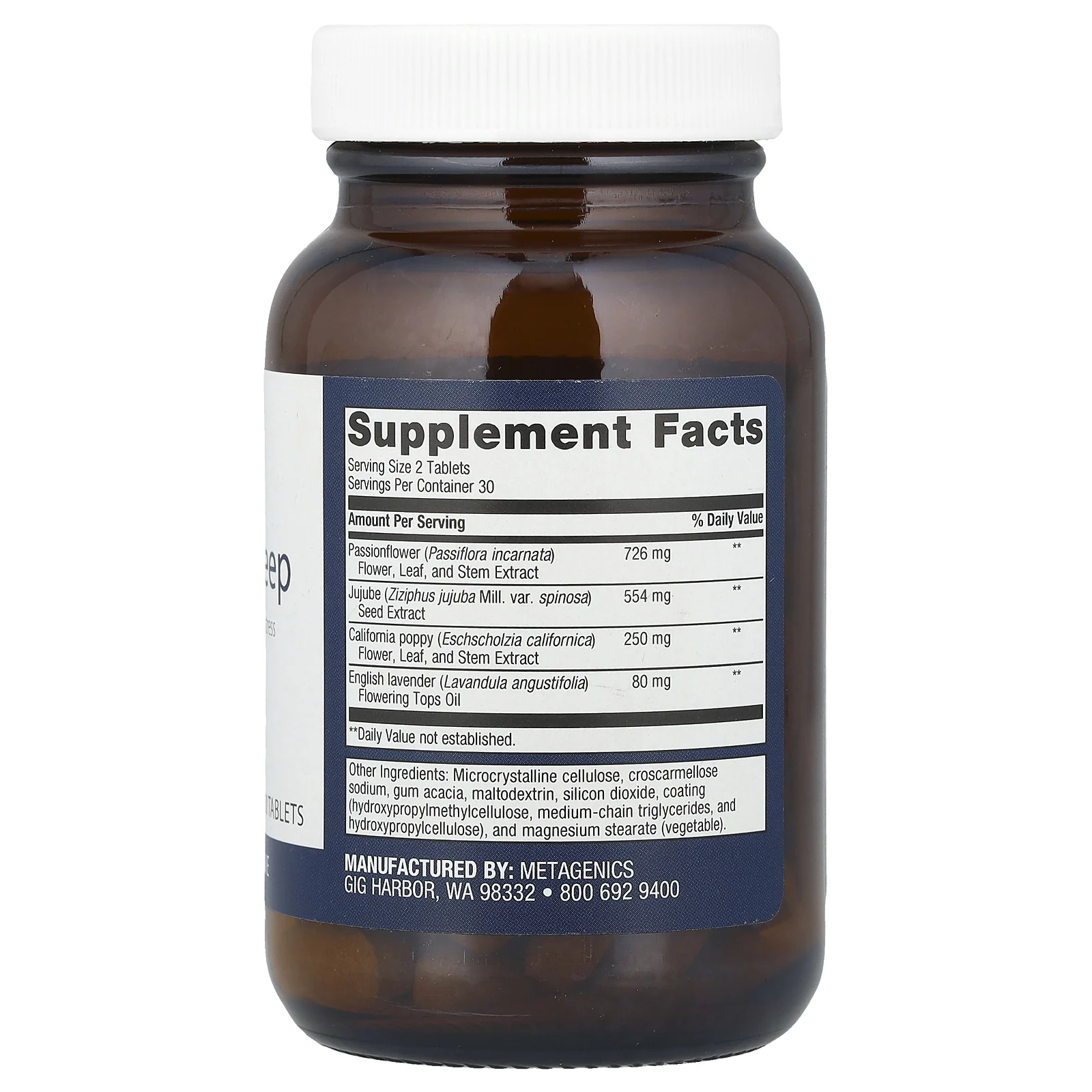 Metagenics, Tran-Q® Sleep, 60 таблеток