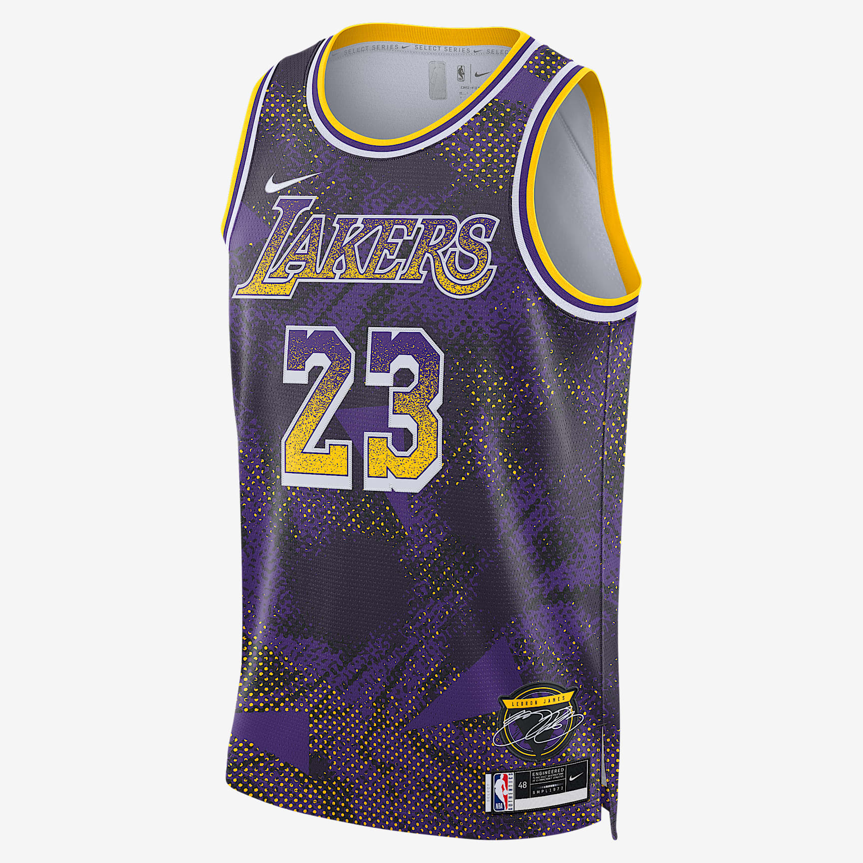 LeBron James Los Angeles Lakers 2025/26 Select Series Men's Nike Dri-FIT NBA Swingman Jersey