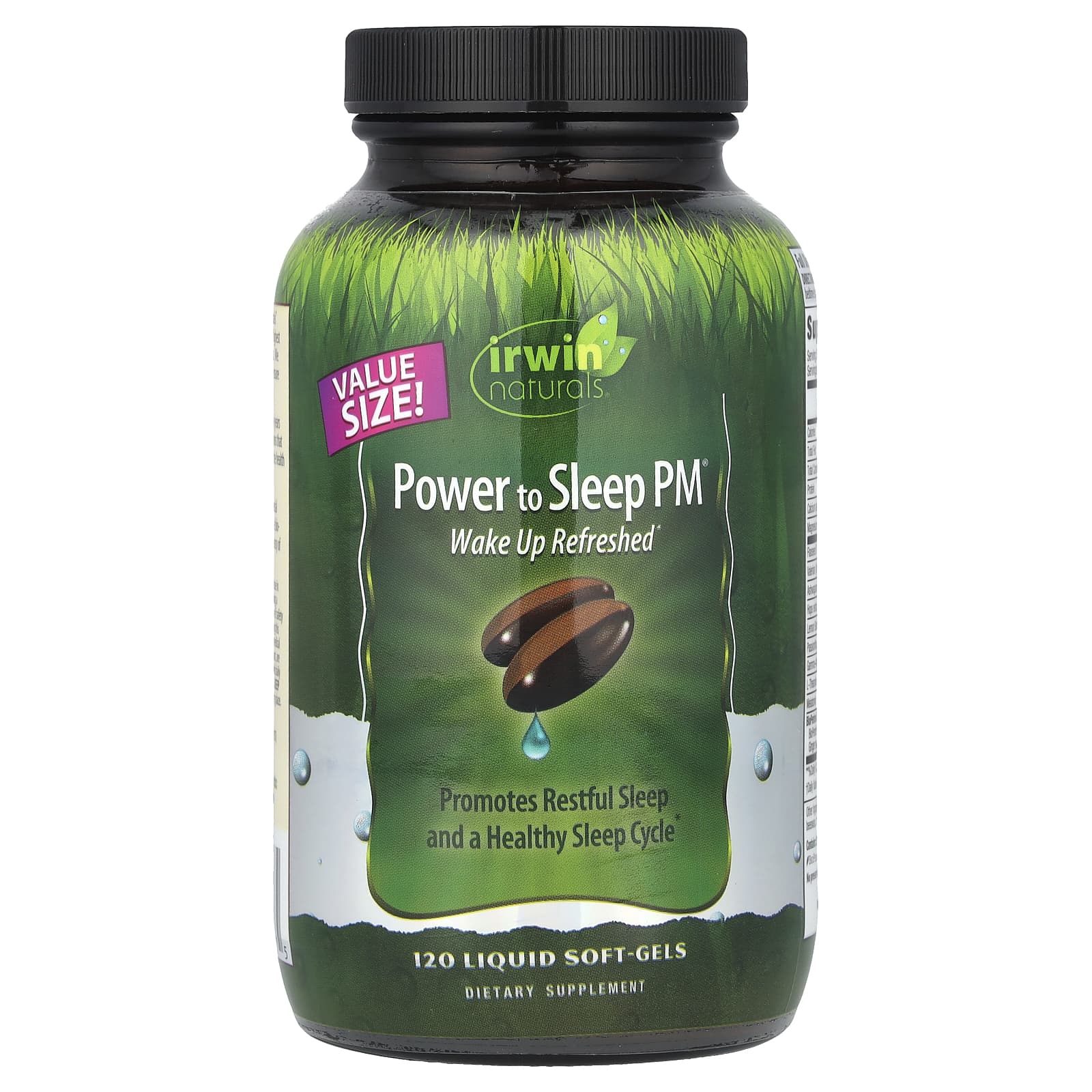 Irwin Naturals, Power to Sleep PM, 120 мягких желатиновых капсул с жидкостью