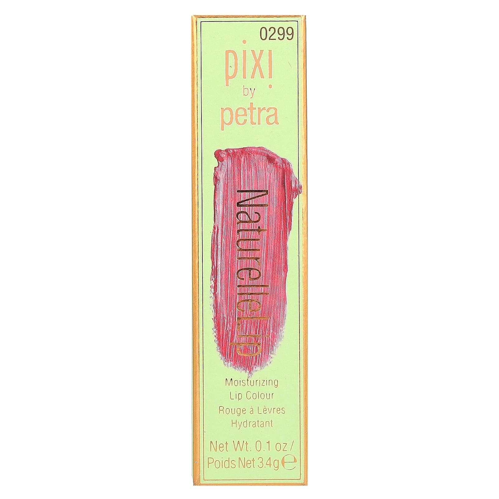 Pixi Beauty, NaturelleLip, увлажняющая краска для губ, 0299 малина, 3,4 г (0,1 унции)