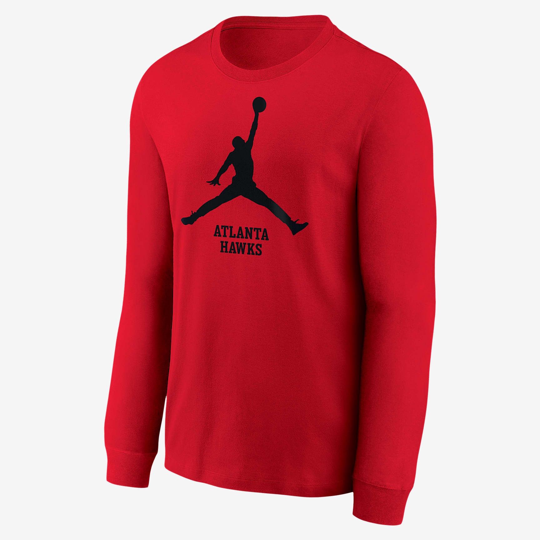 Atlanta Hawks Essential Big Kids' Jordan NBA Long-Sleeve T-Shirt