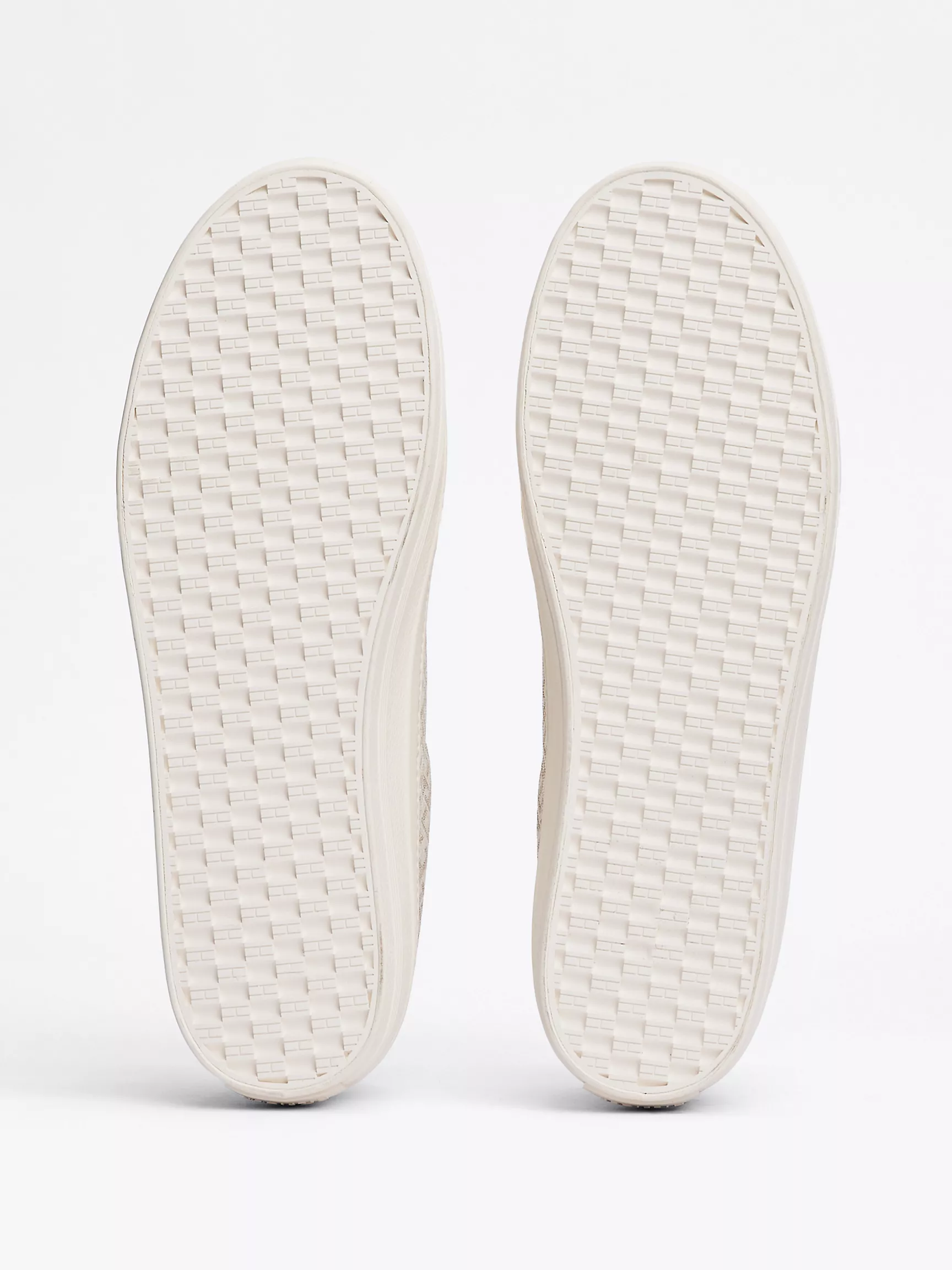 Женские кроссовки Tommy Hilfiger, Кожаные кеды на платформе с монограммным узором